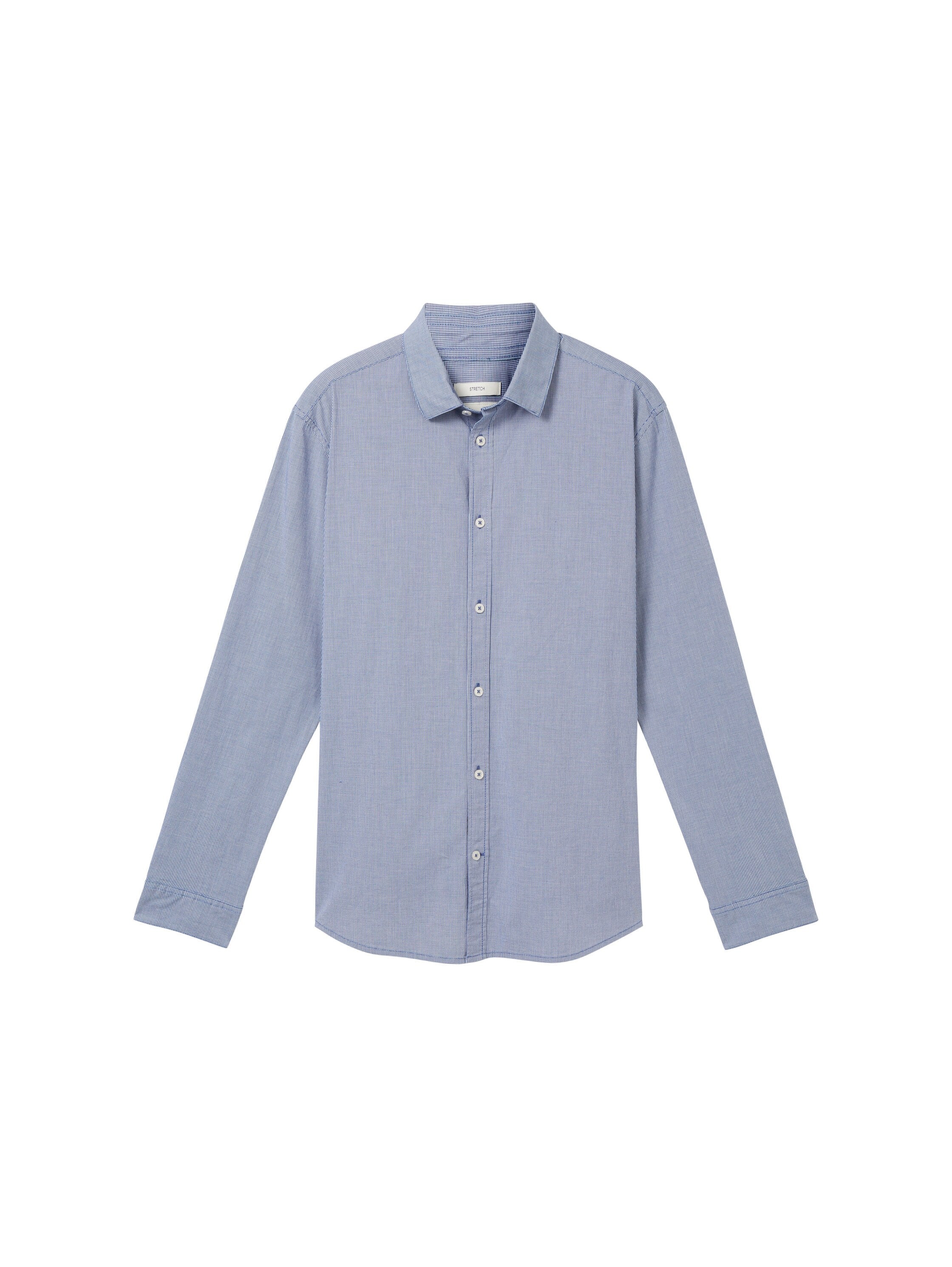 Tom Tailor Blue Shirt With Dot Design