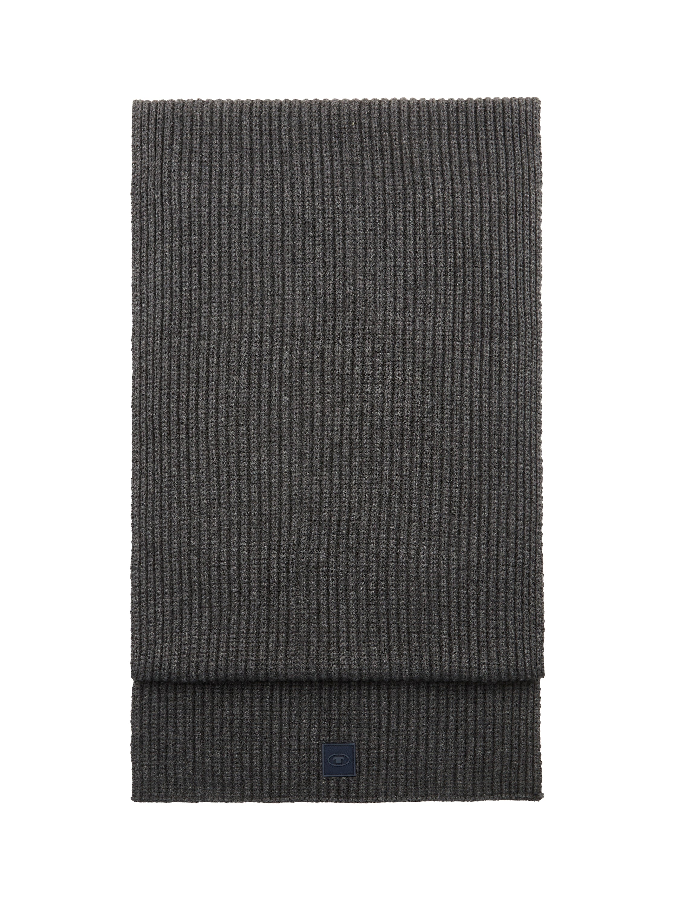 Tom Tailor Dark Grey Knit Wear Scarf