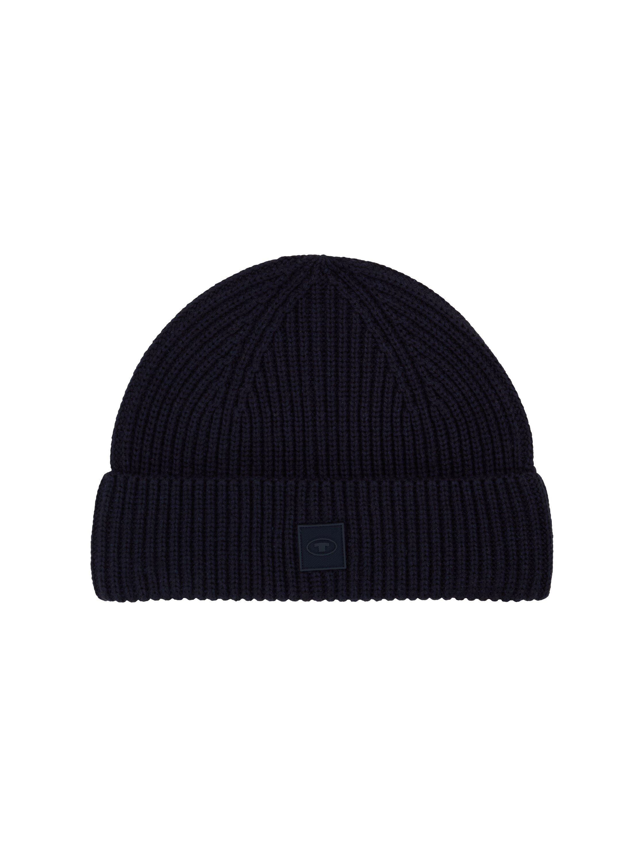 Tom Tailor Textured Knit Navy Beanie