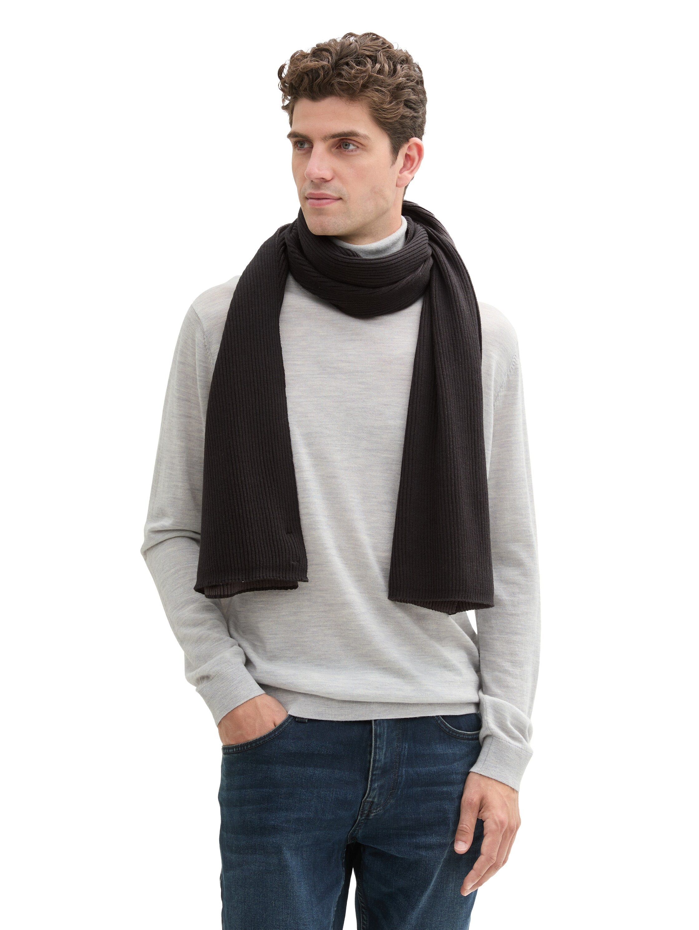 Tom Tailor Black Scarf