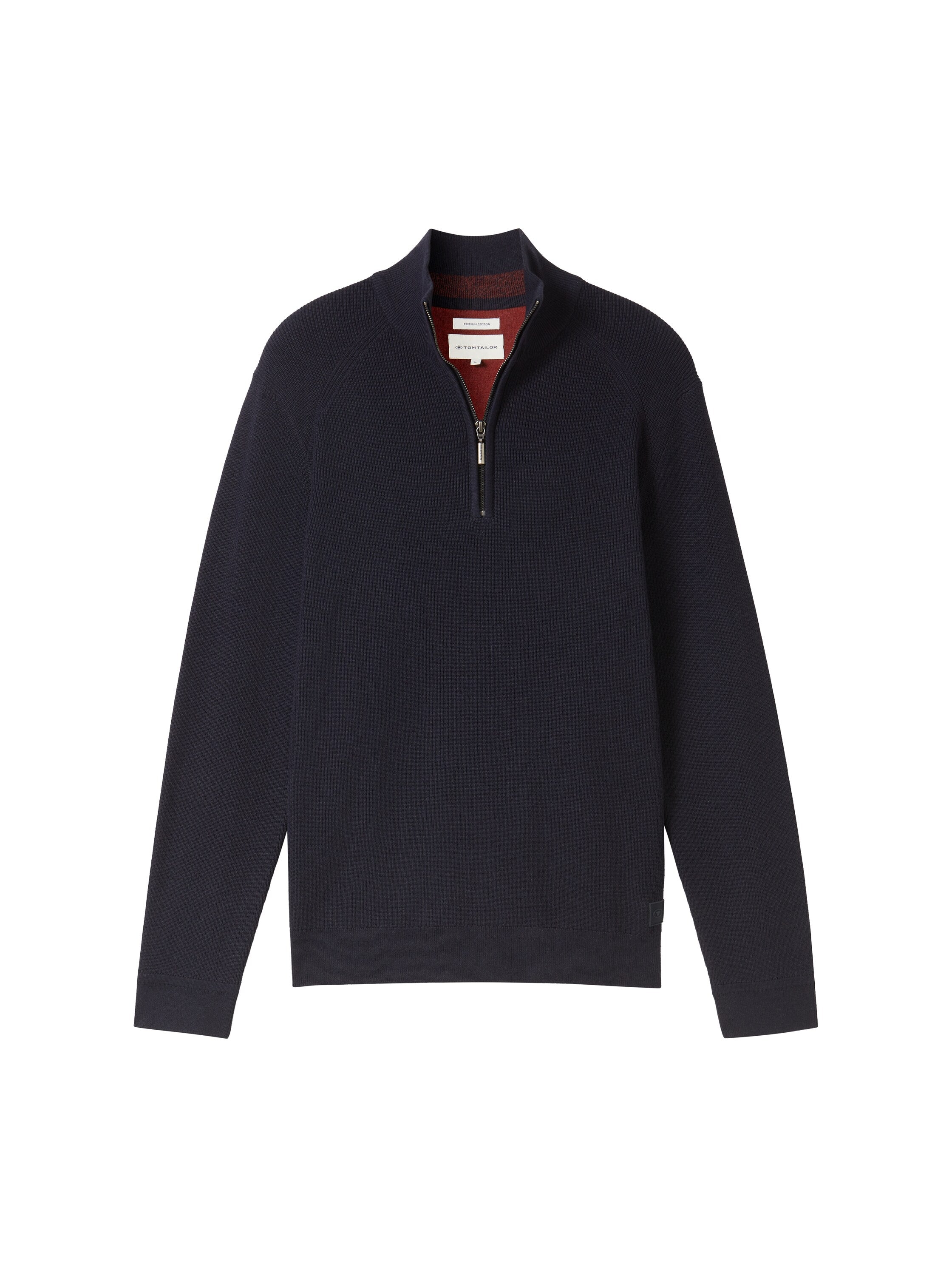 Tom Tailor Textured Navy Knit Sweater