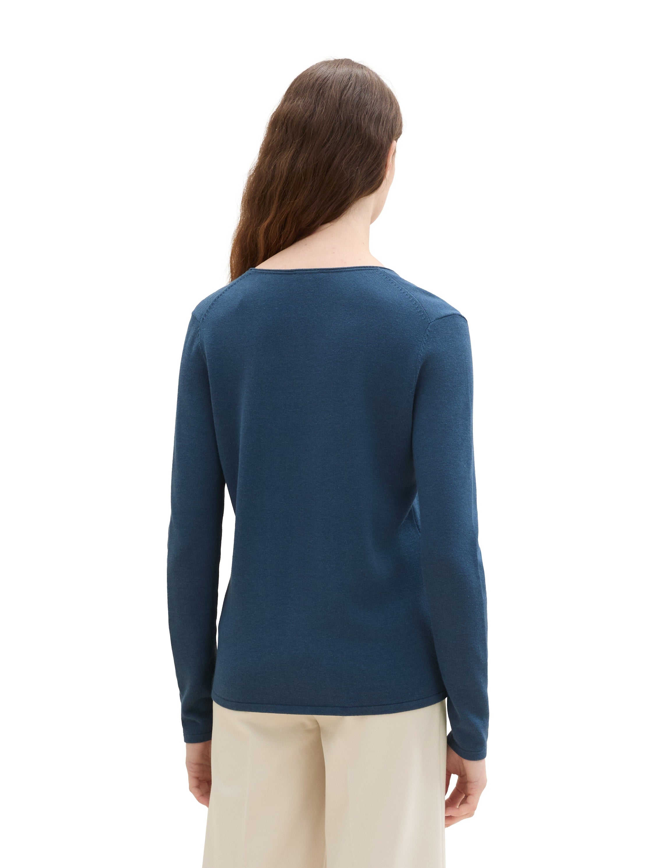 Tom Tailor Night Time Blue Basic Sweater