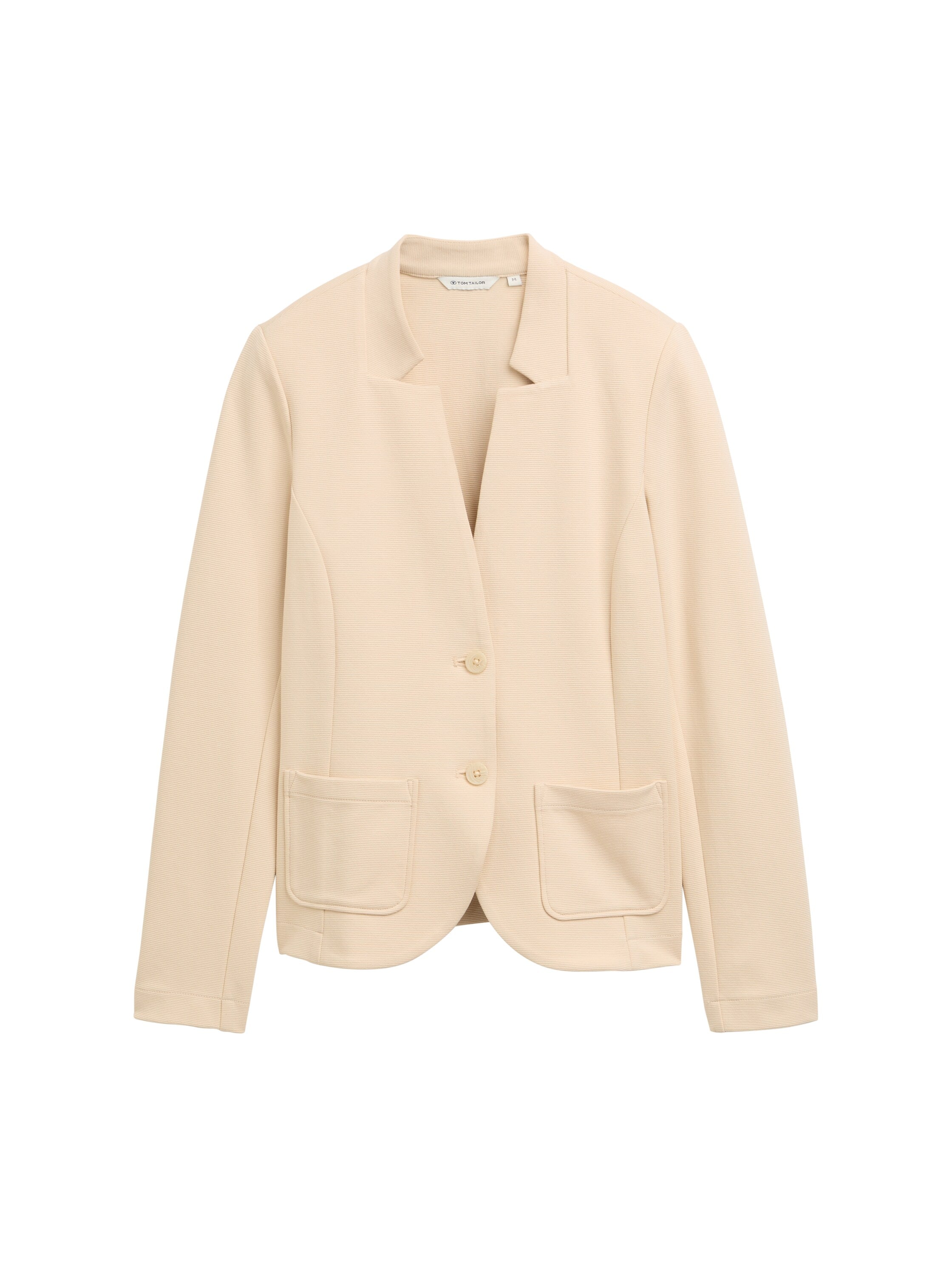Tom Tailor Sand Beige Slim Fit Blazer