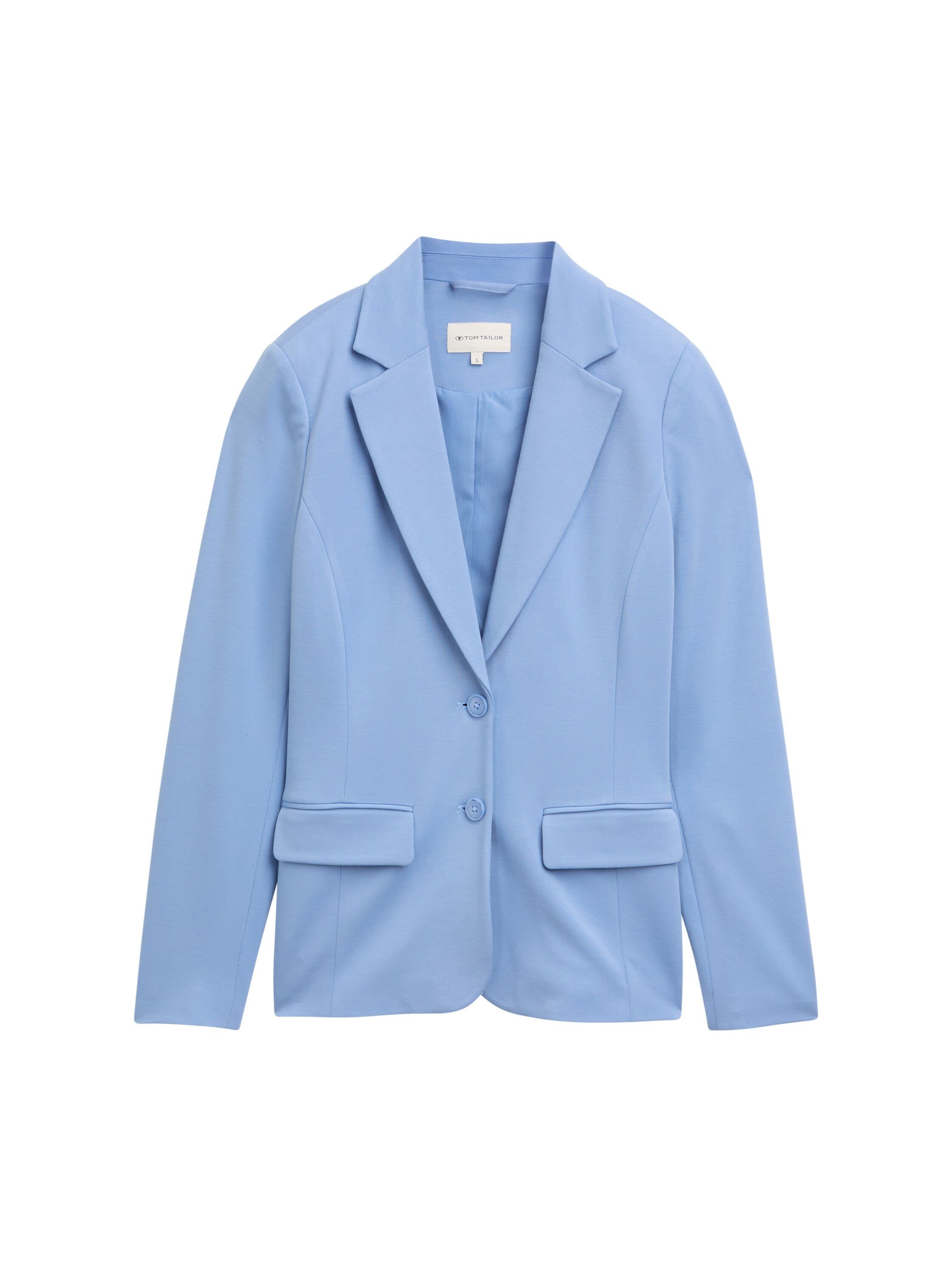 Tom Tailor Blue Slim Fit Blazer With Flap Pockets