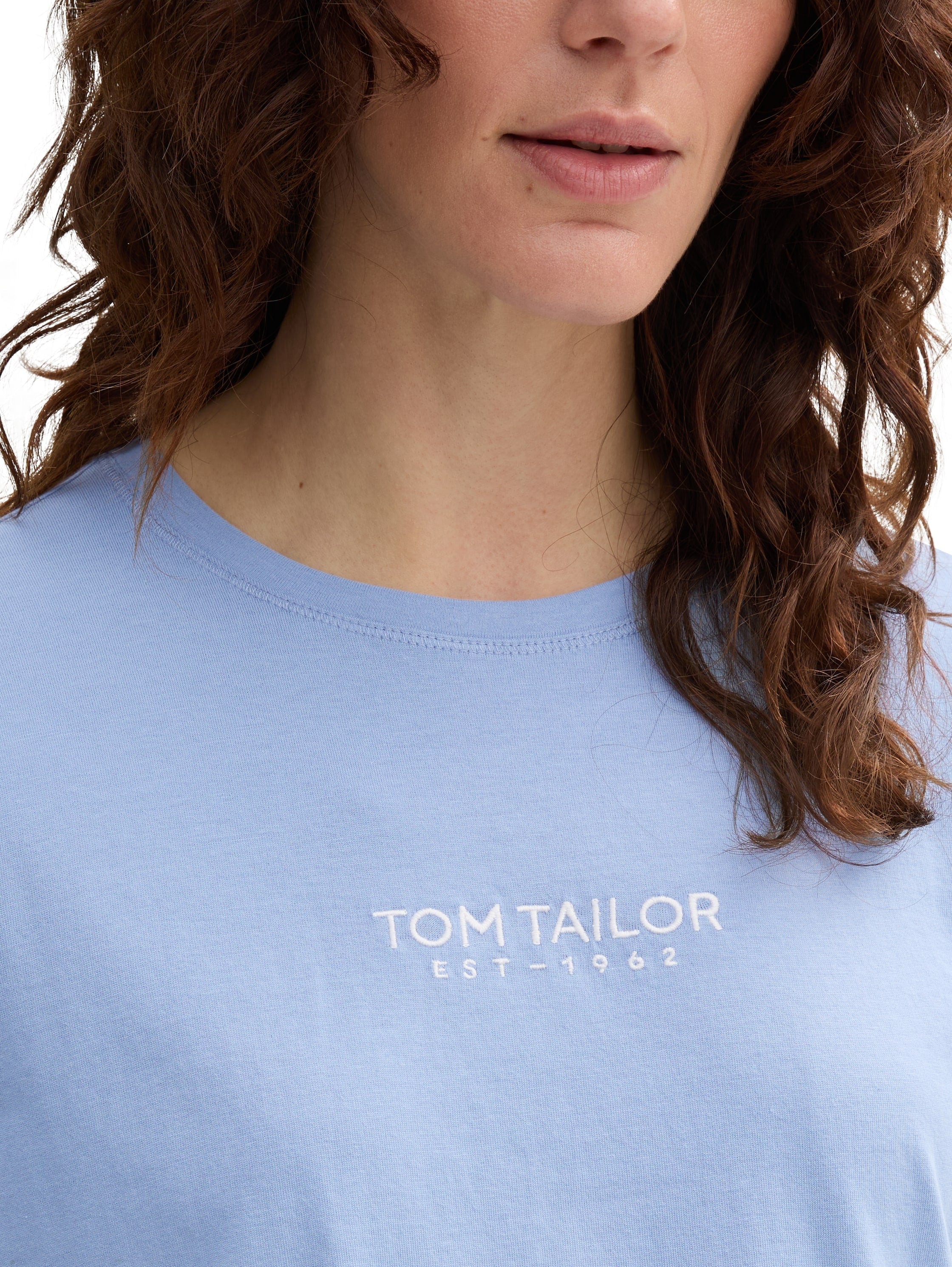 Tom Tailor Blue T-Shirt With Logo
