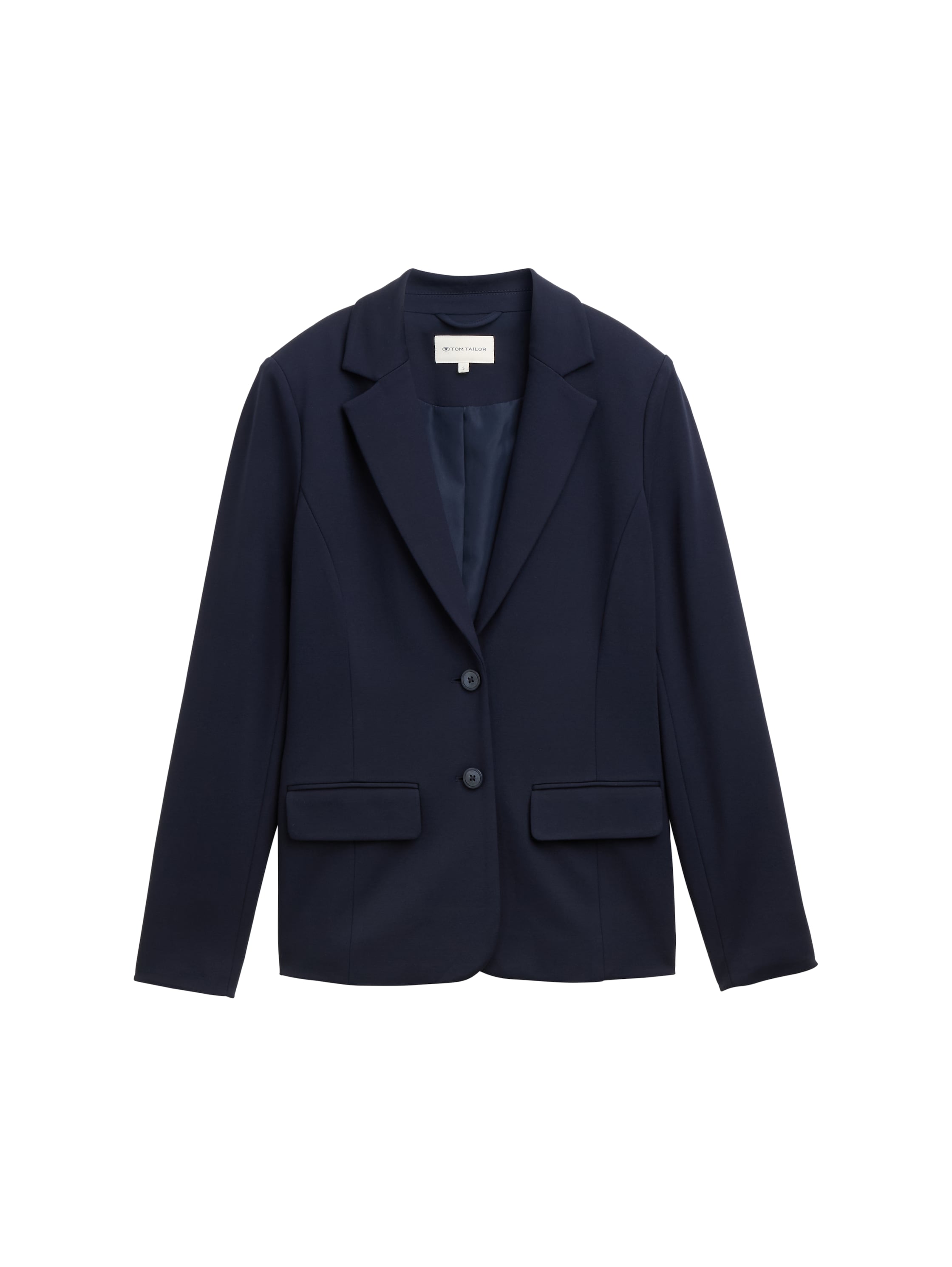 Tom Tailor Sky Captain Blue Slim Fit Blazer With Flap Pockets