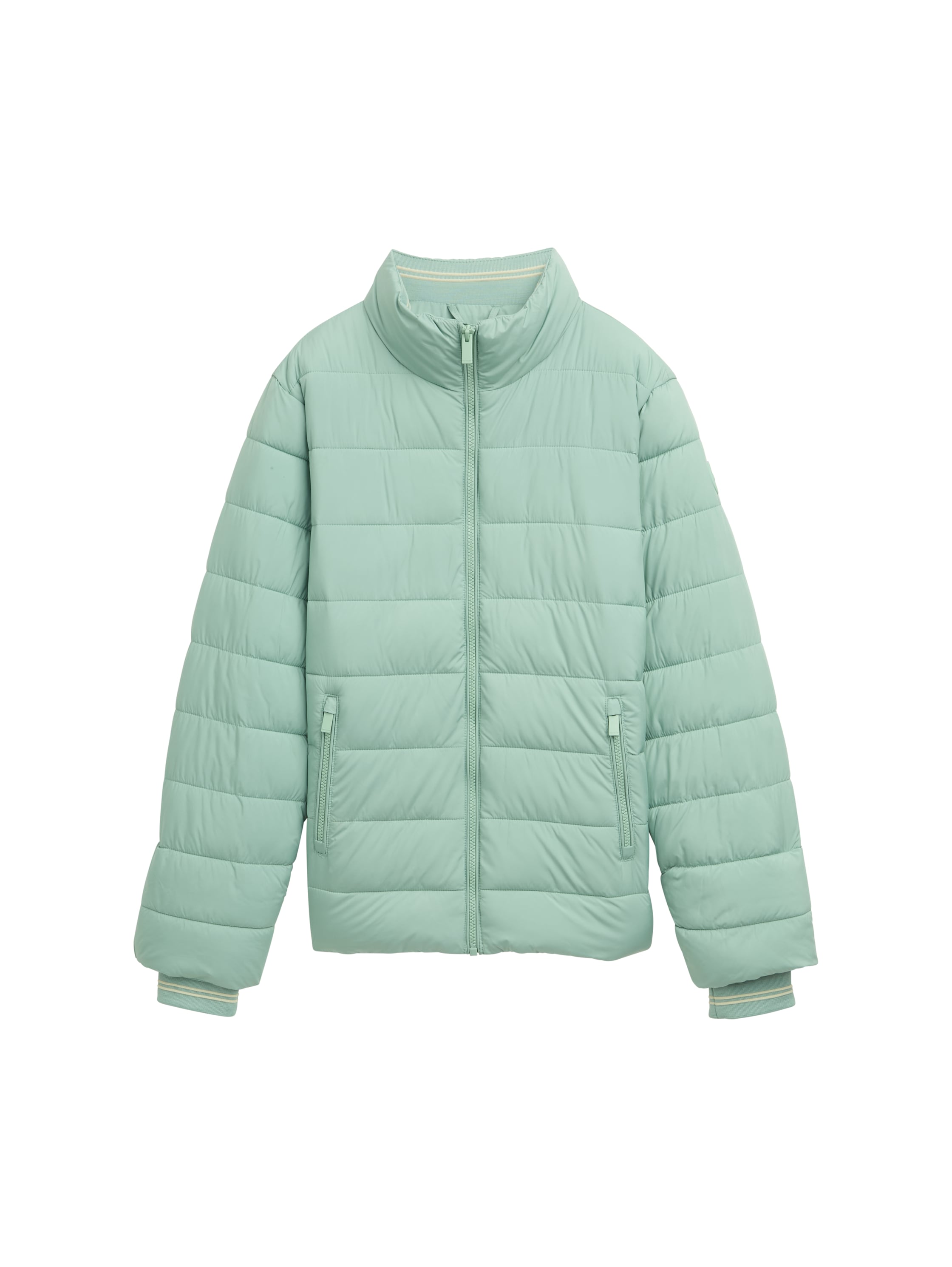 Tom Tailor Mint Padded Puffer With Stand up Collar