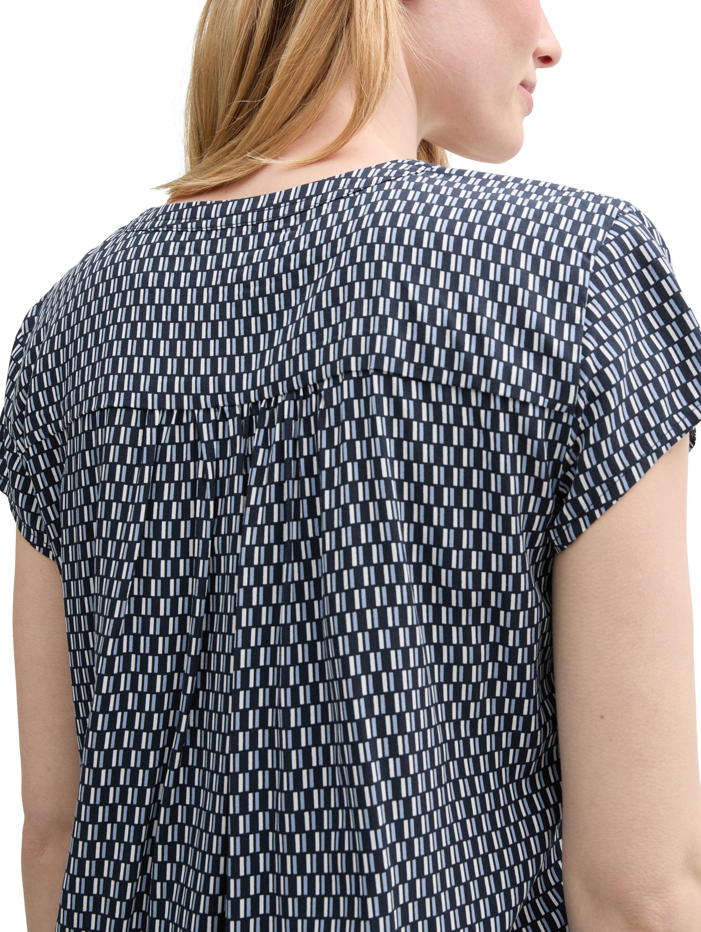 Tom Tailor Printed Short-Sleeved Blouse