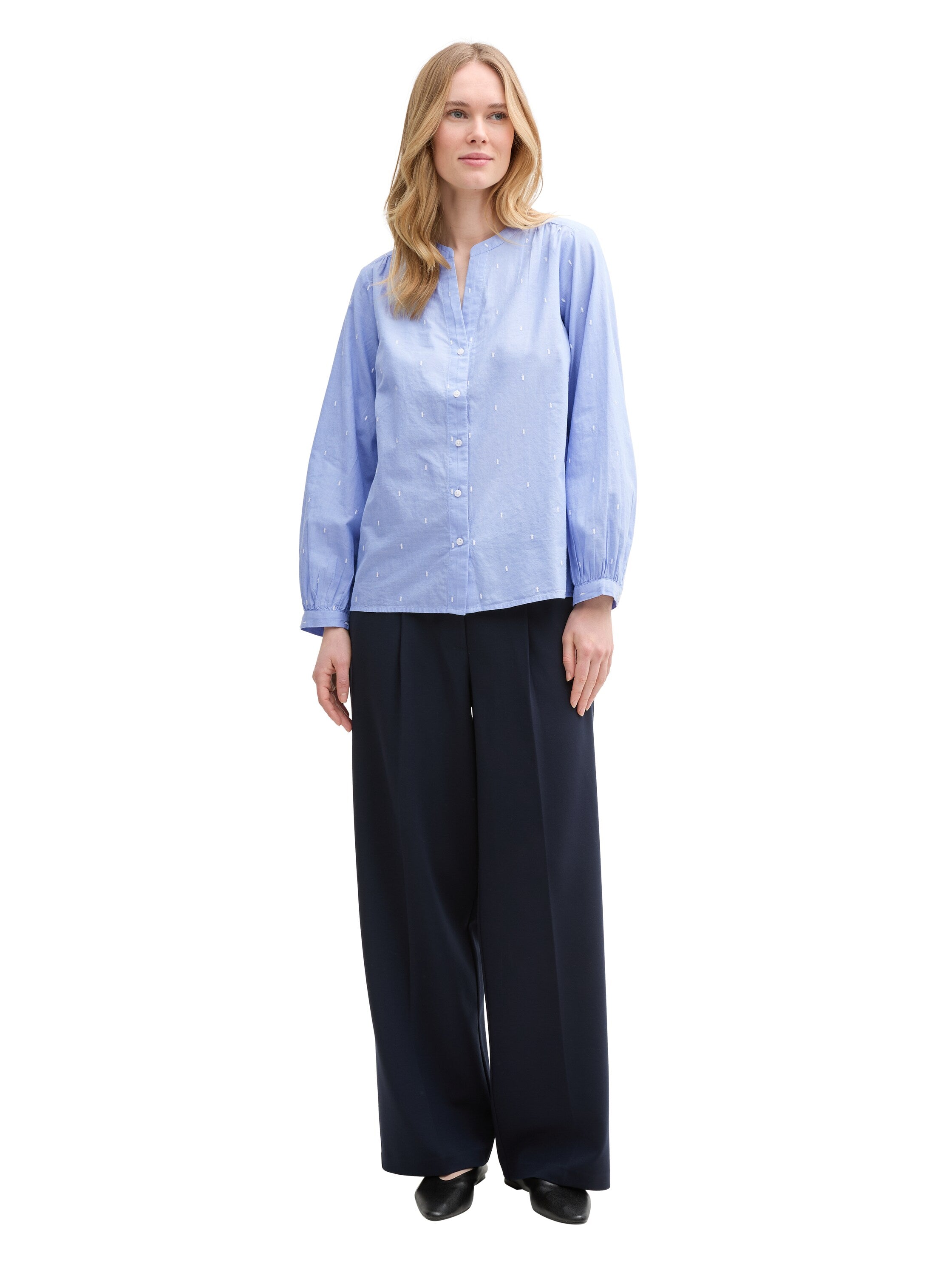Tom Tailor Blue Blouse With Pattern