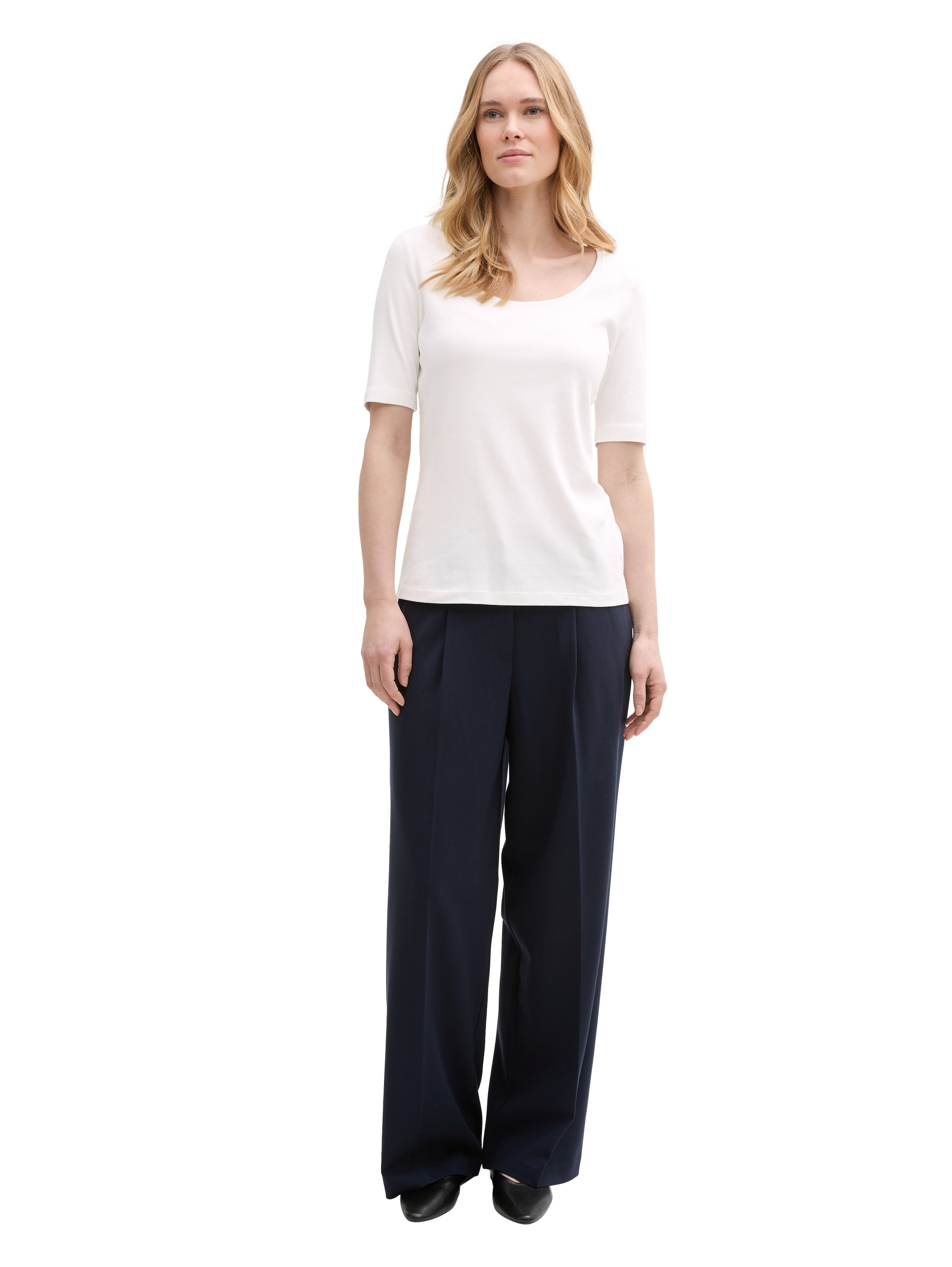 Tom Tailor White Basic T-Shirt