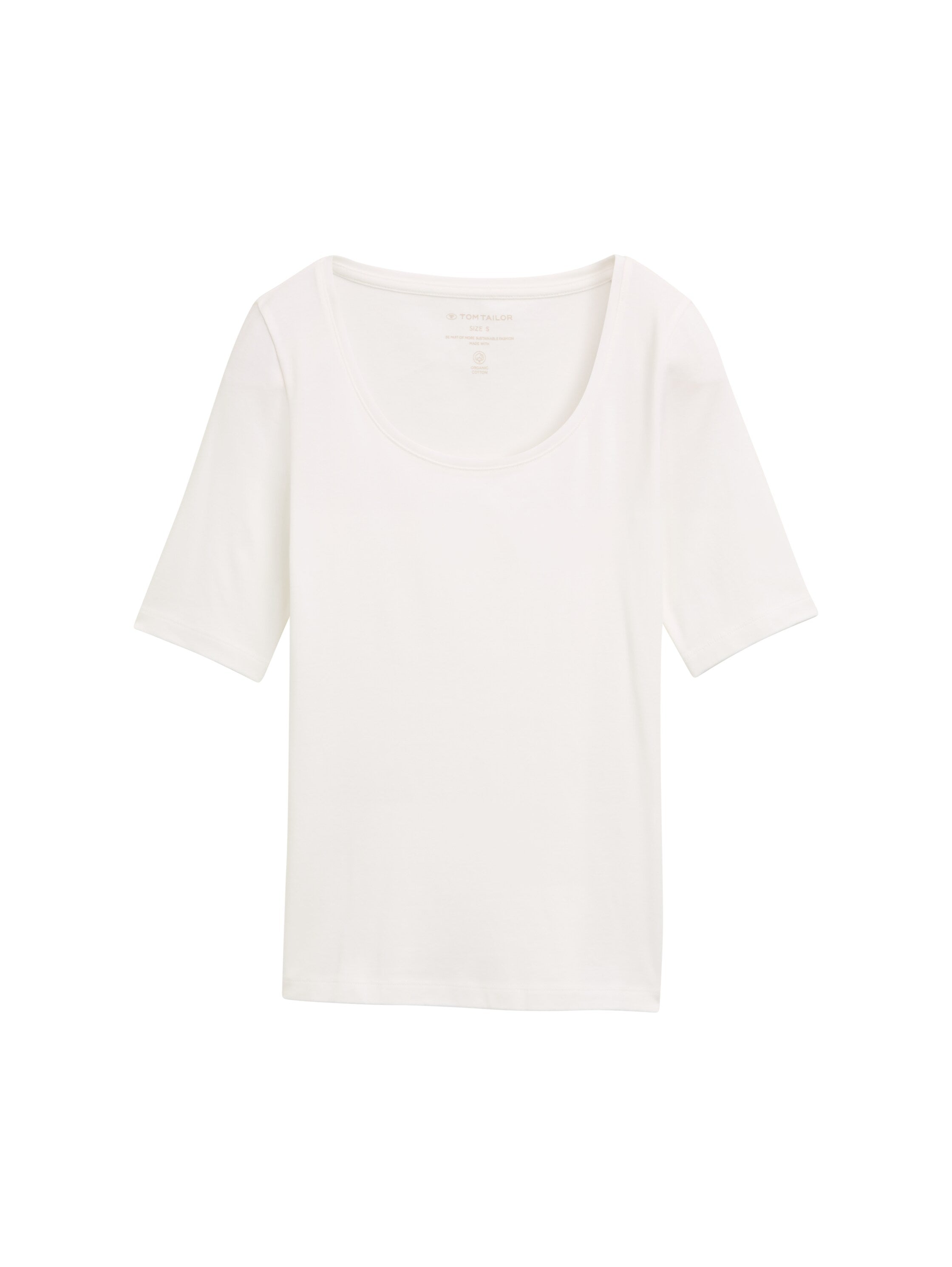 Tom Tailor White Basic T-Shirt