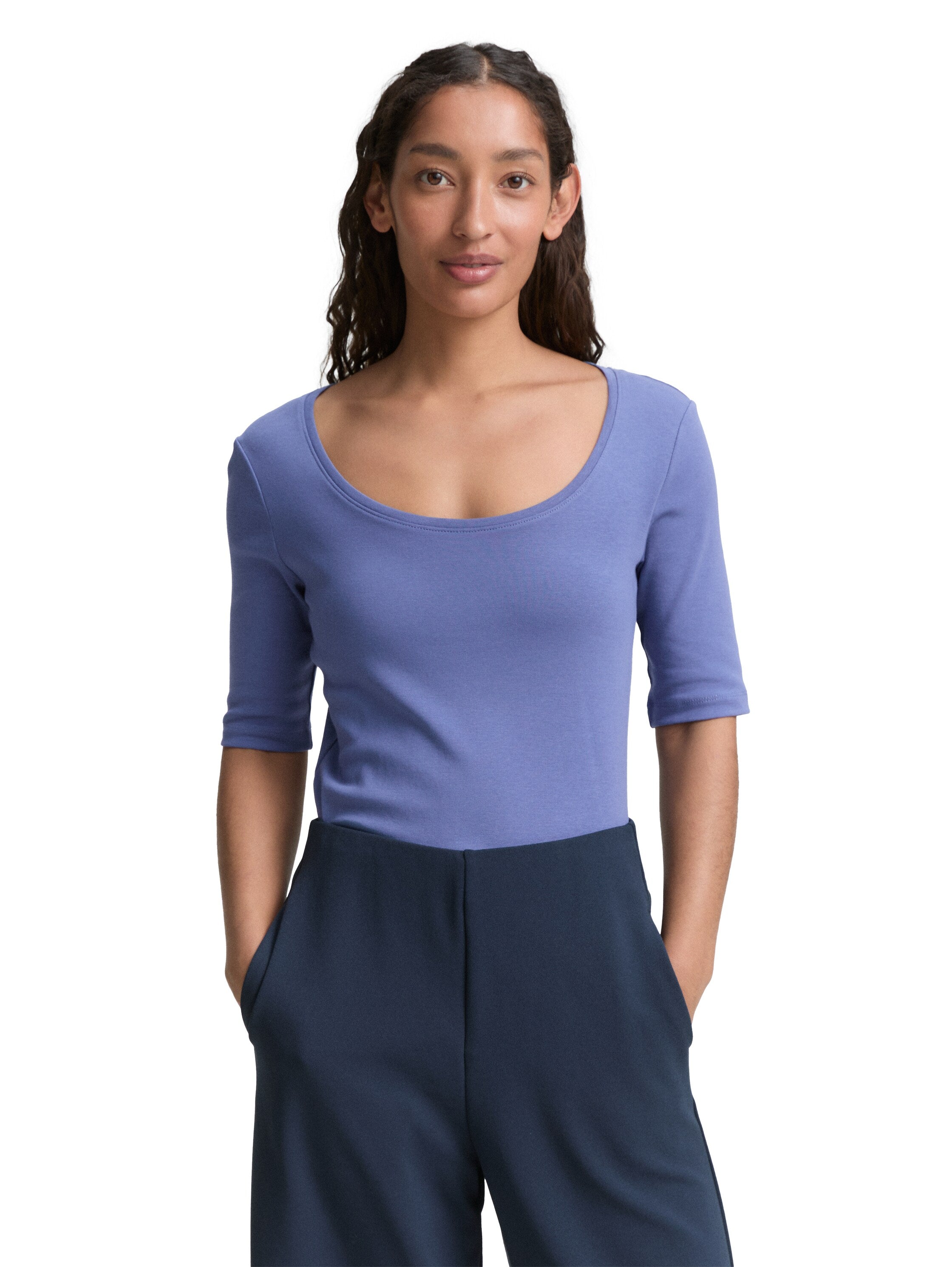 Tom Tailor Blue Basic T-Shirt
