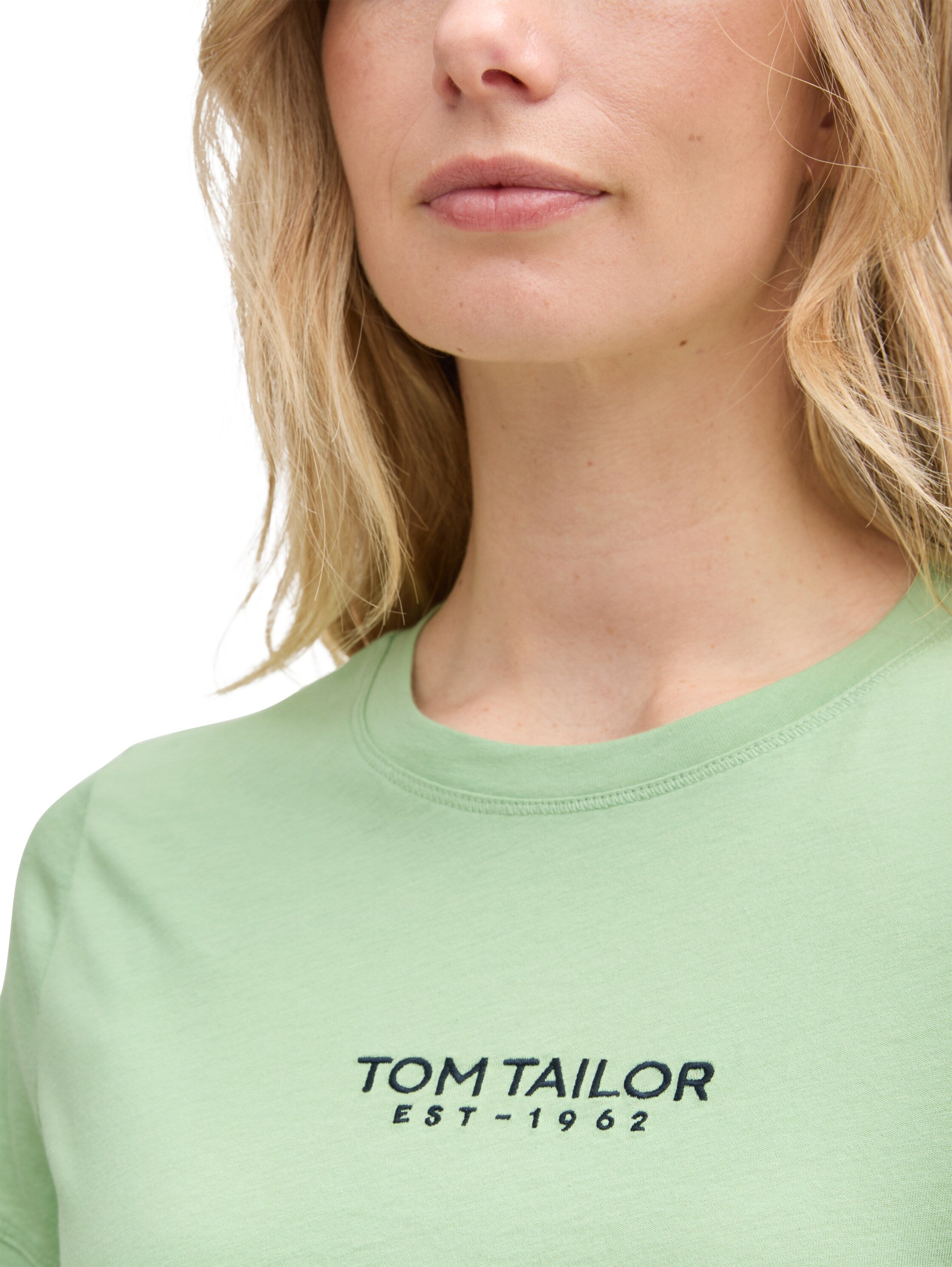 Tom Tailor Green T-Shirt With Logo