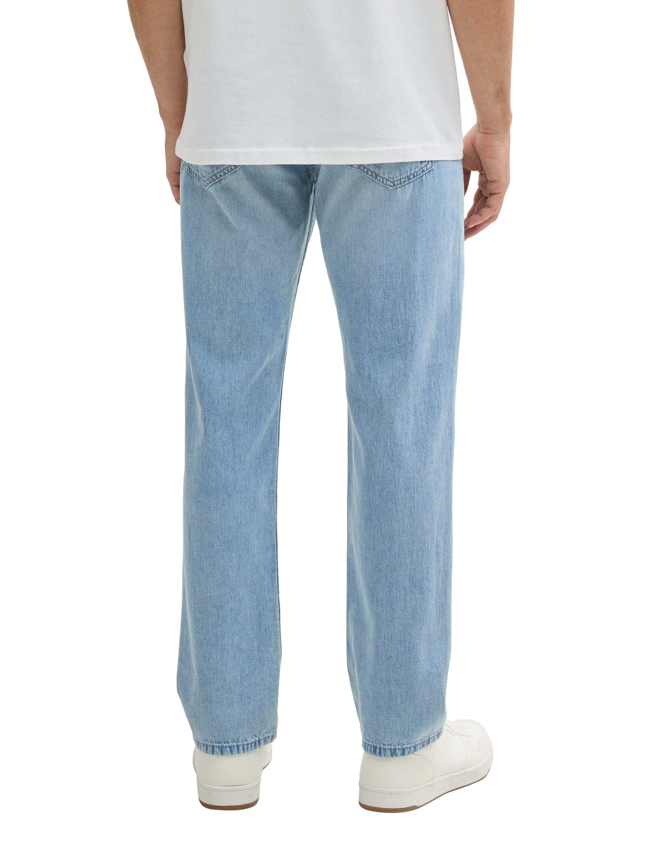 Tom Tailor Bleached Blue Denim Straight Jeans