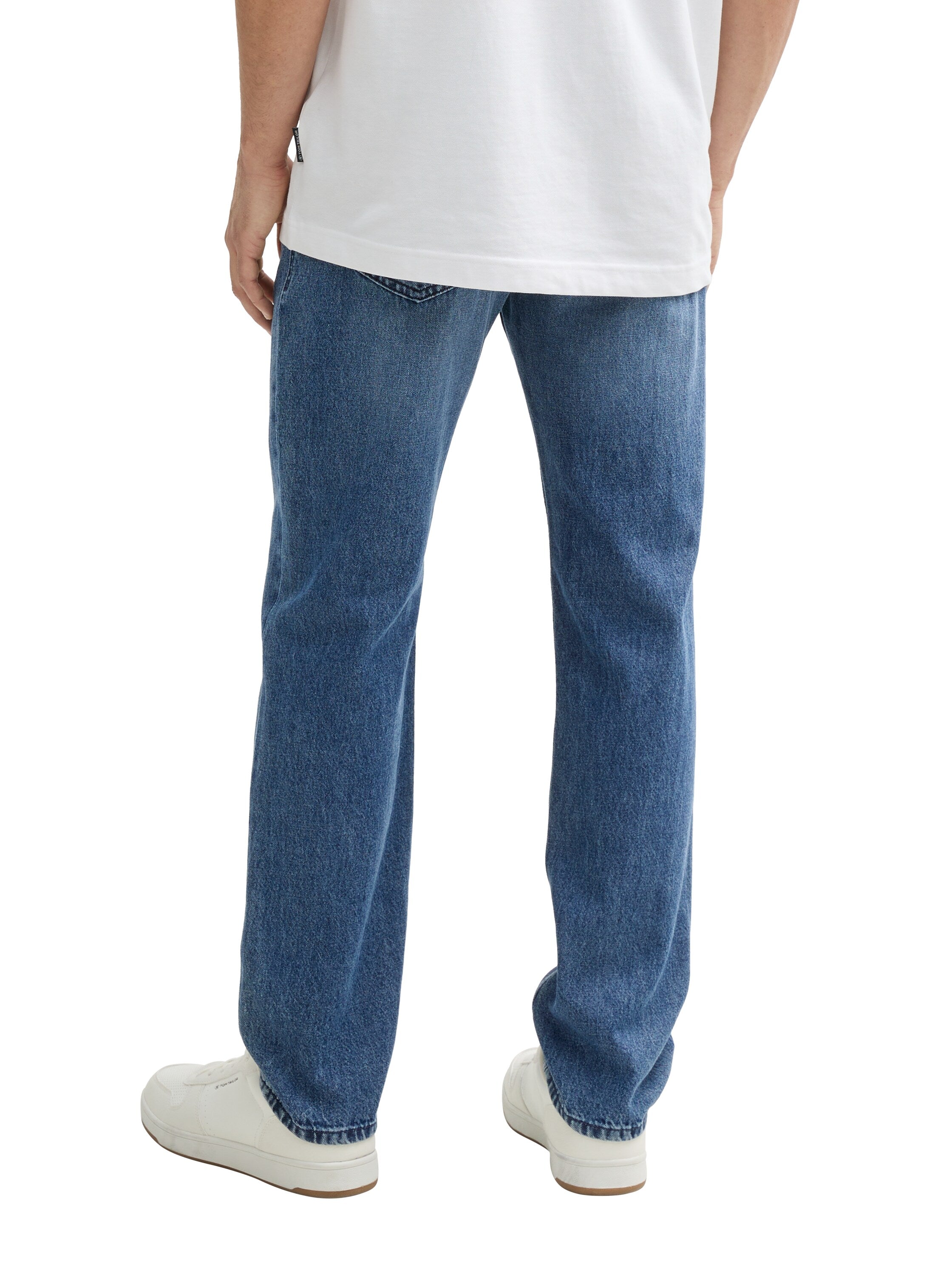 Tom Tailor Mid Stone Blue Denim Straight Jeans