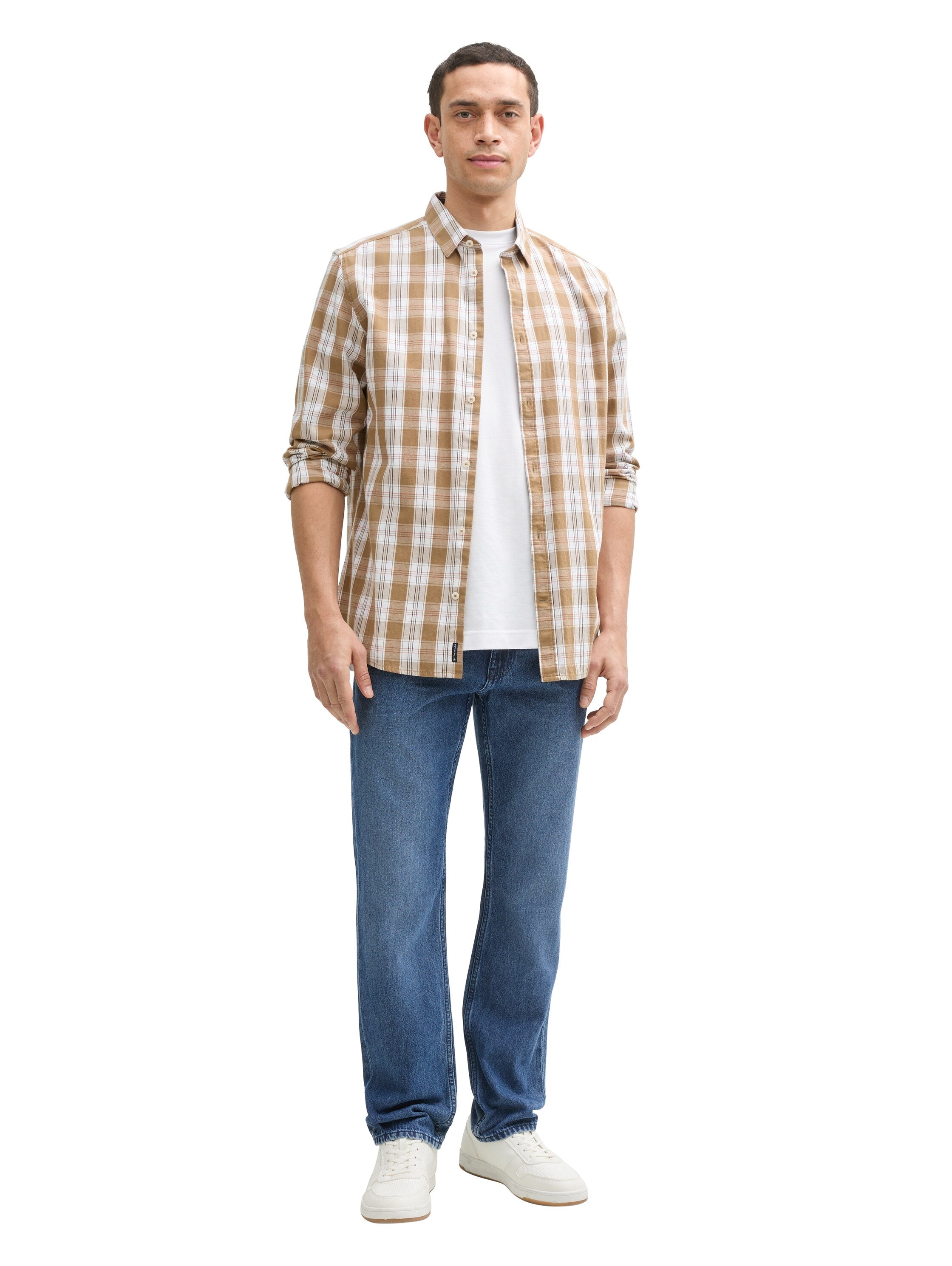 Tom Tailor Mid Stone Blue Denim Straight Jeans