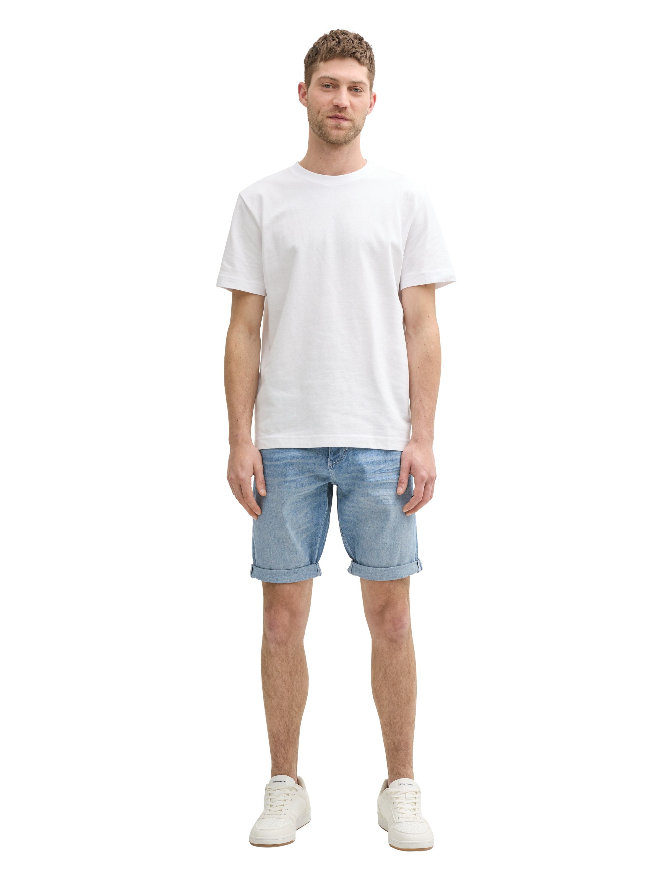 Tom Tailor Josh Light Stone Blue Denim Shorts