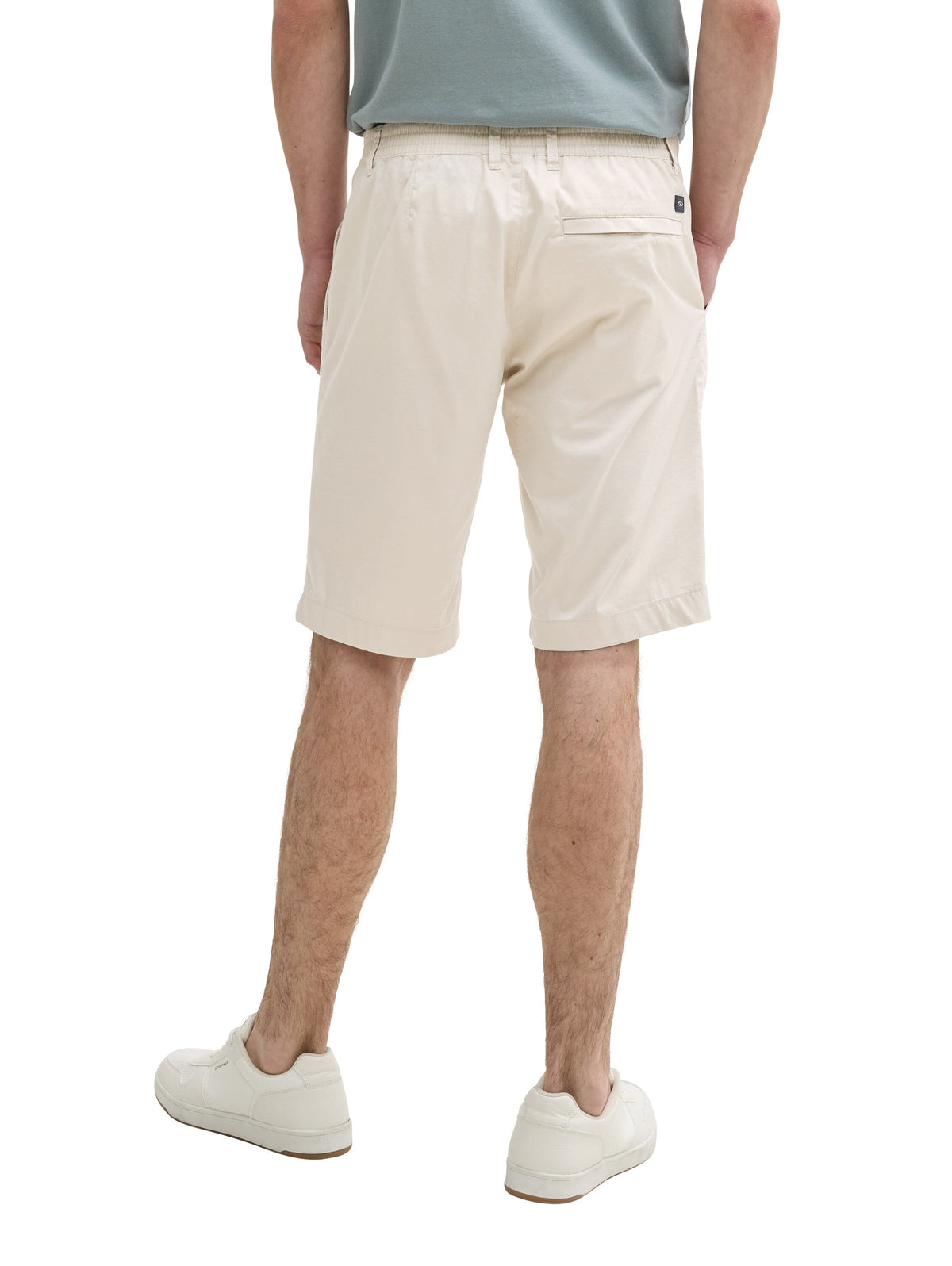 Tom Tailor Beige Short With Zipper & Button To Close