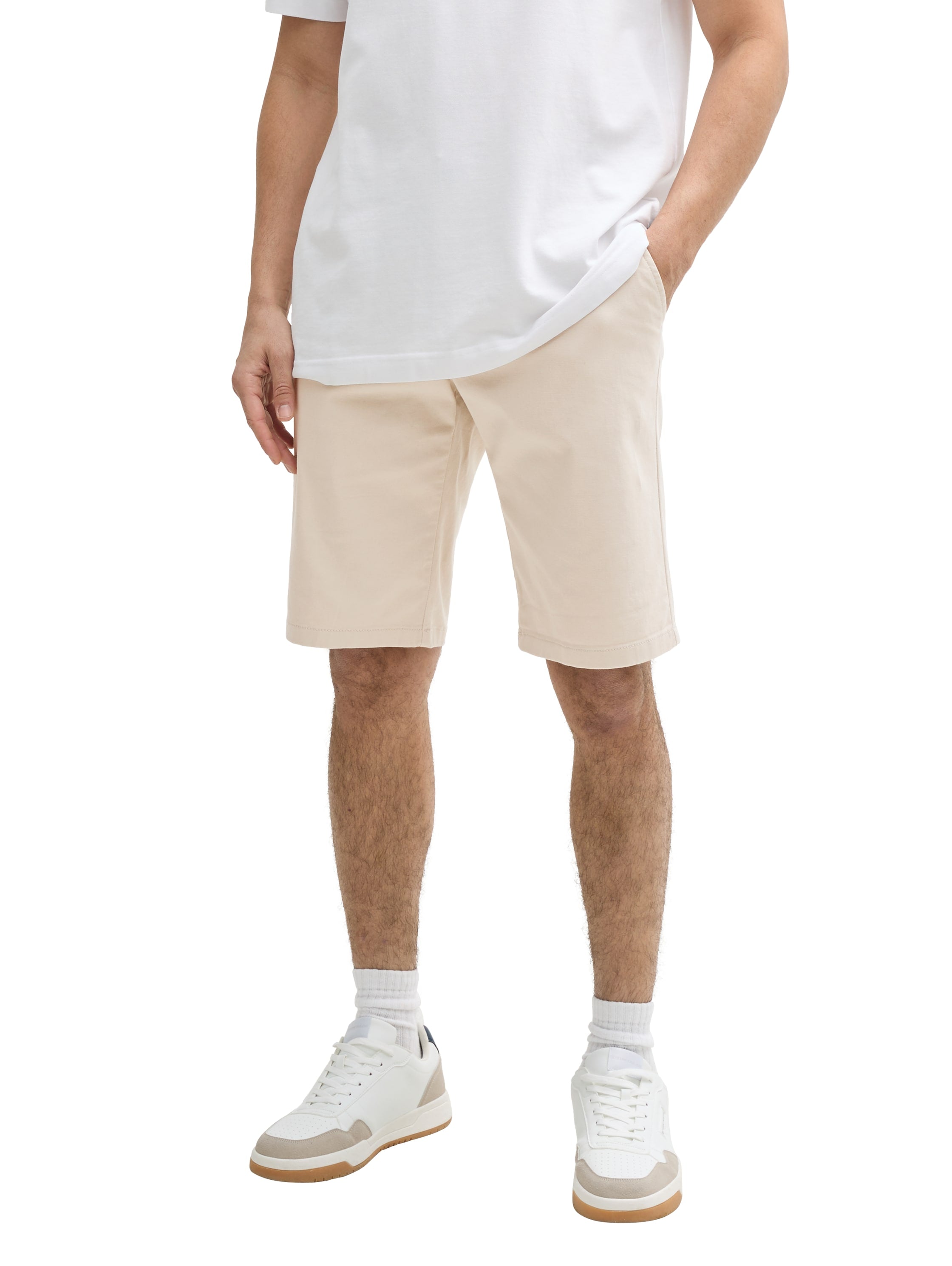 Tom Tailor Light Beige Slim Chino Short