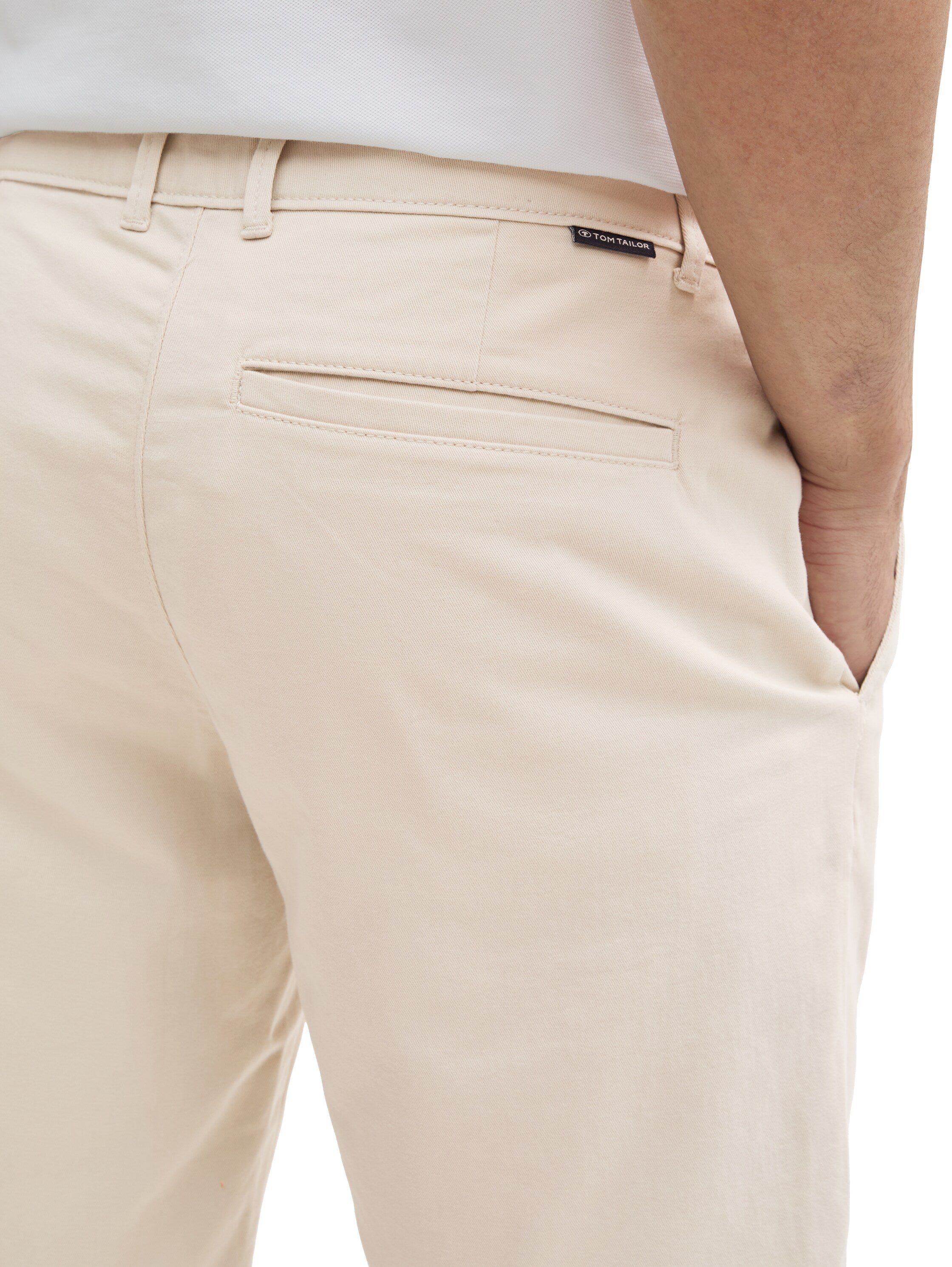 Tom Tailor Light Beige Slim Chino Short