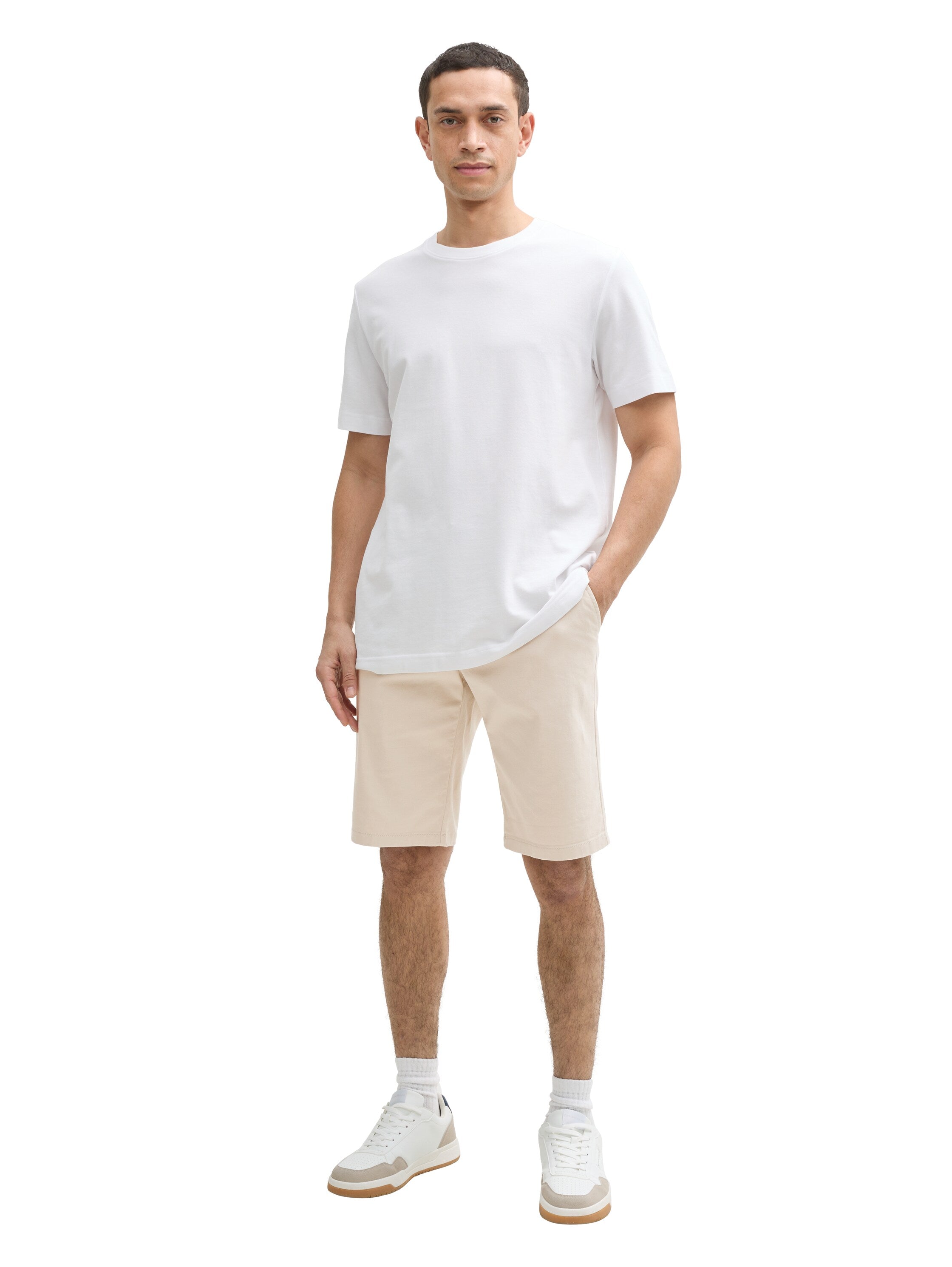 Tom Tailor Light Beige Slim Chino Short
