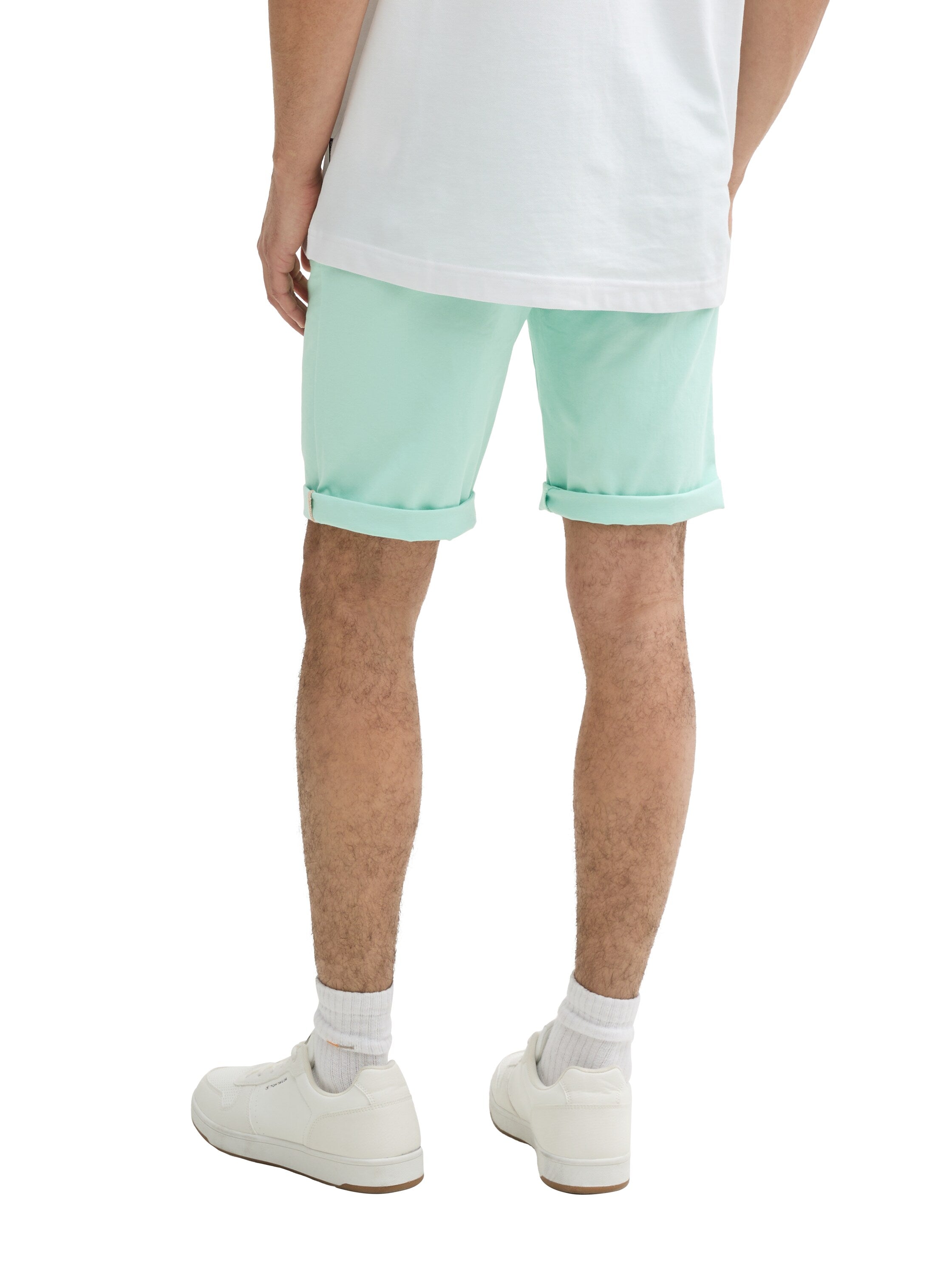 Tom Tailor Bright Mint Green Slim Chino Short