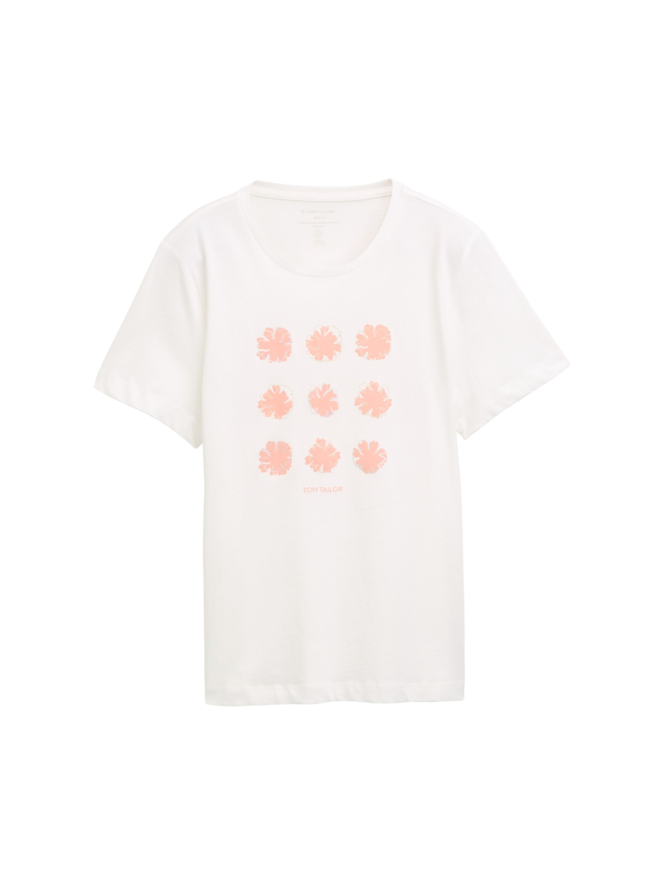 Tom Tailor White T-Shirt With Print