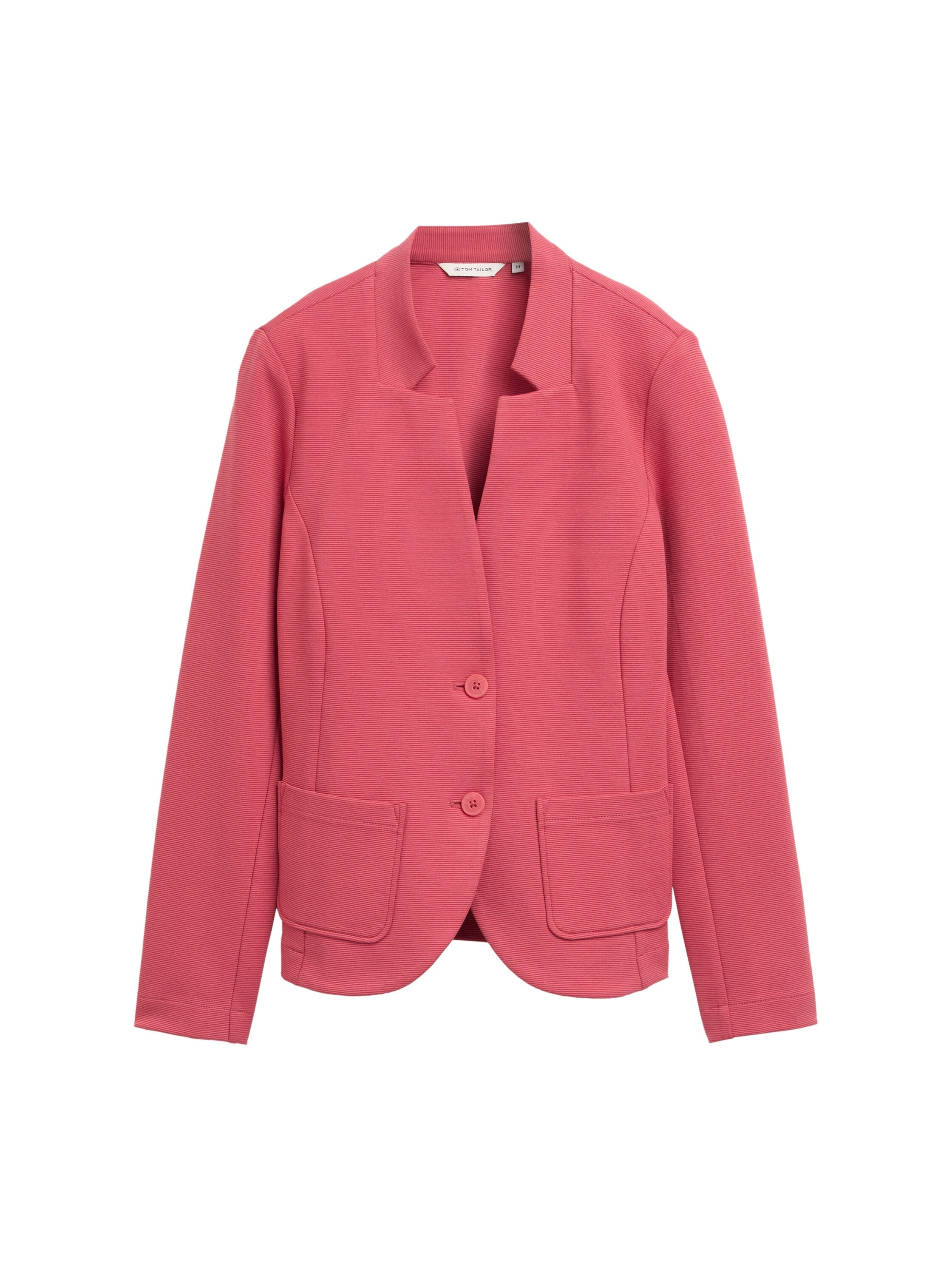 Tom Tailor Berry Red Slim Fit Blazer