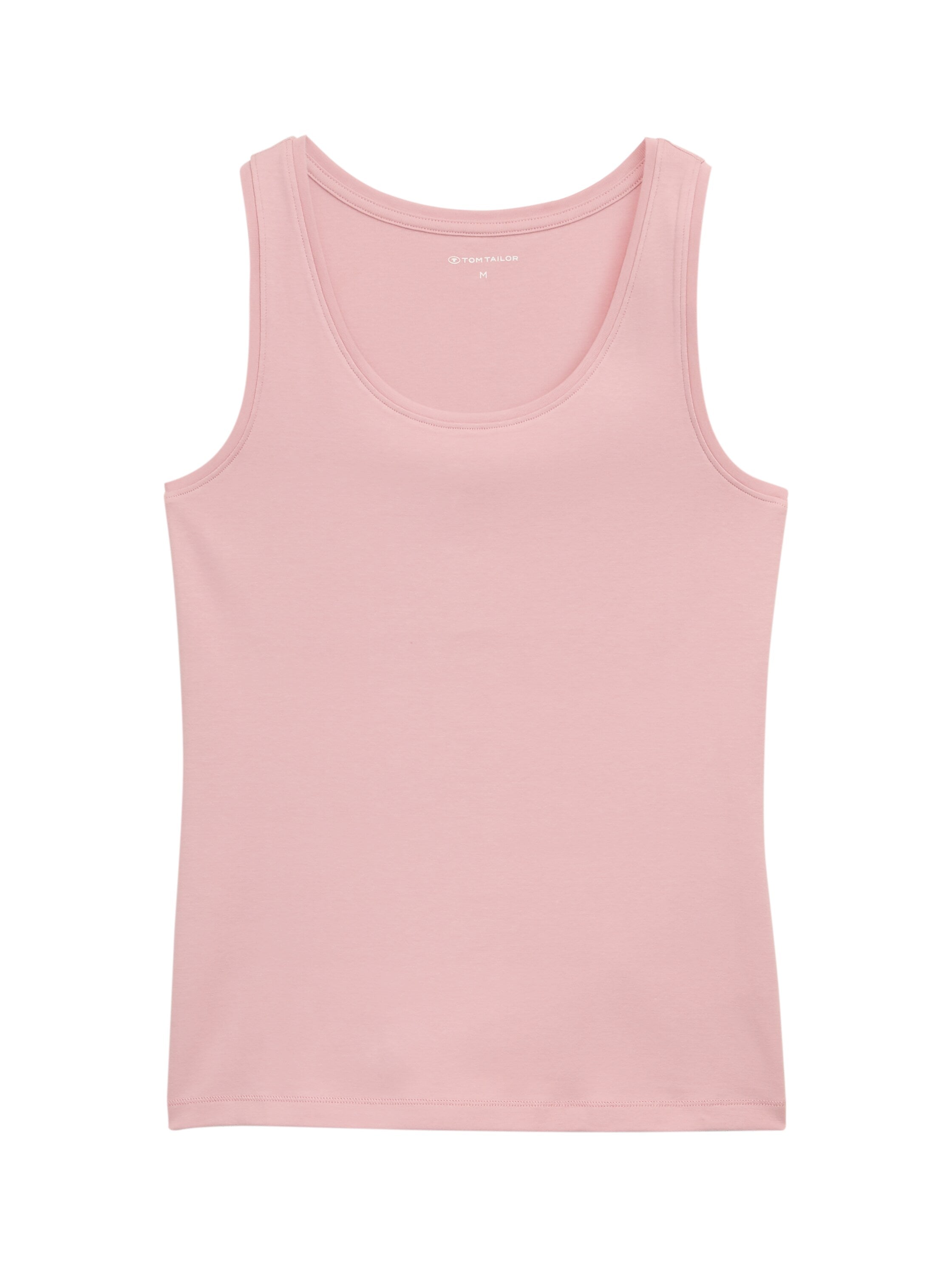 Tom Tailor Crew Neck Pink Basic T-shirt