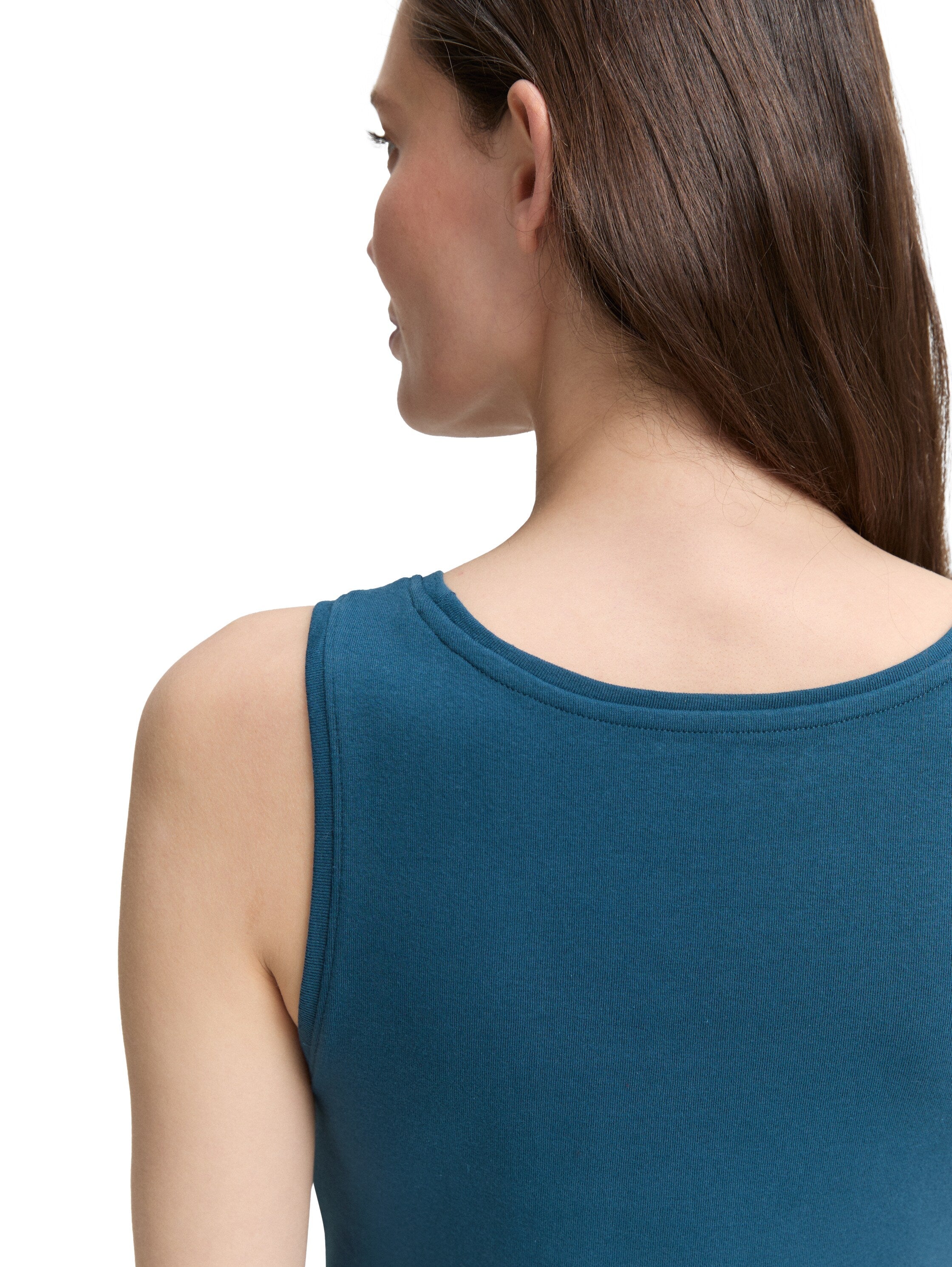 Tom Tailor Crew Neck Blue Basic T-shirt