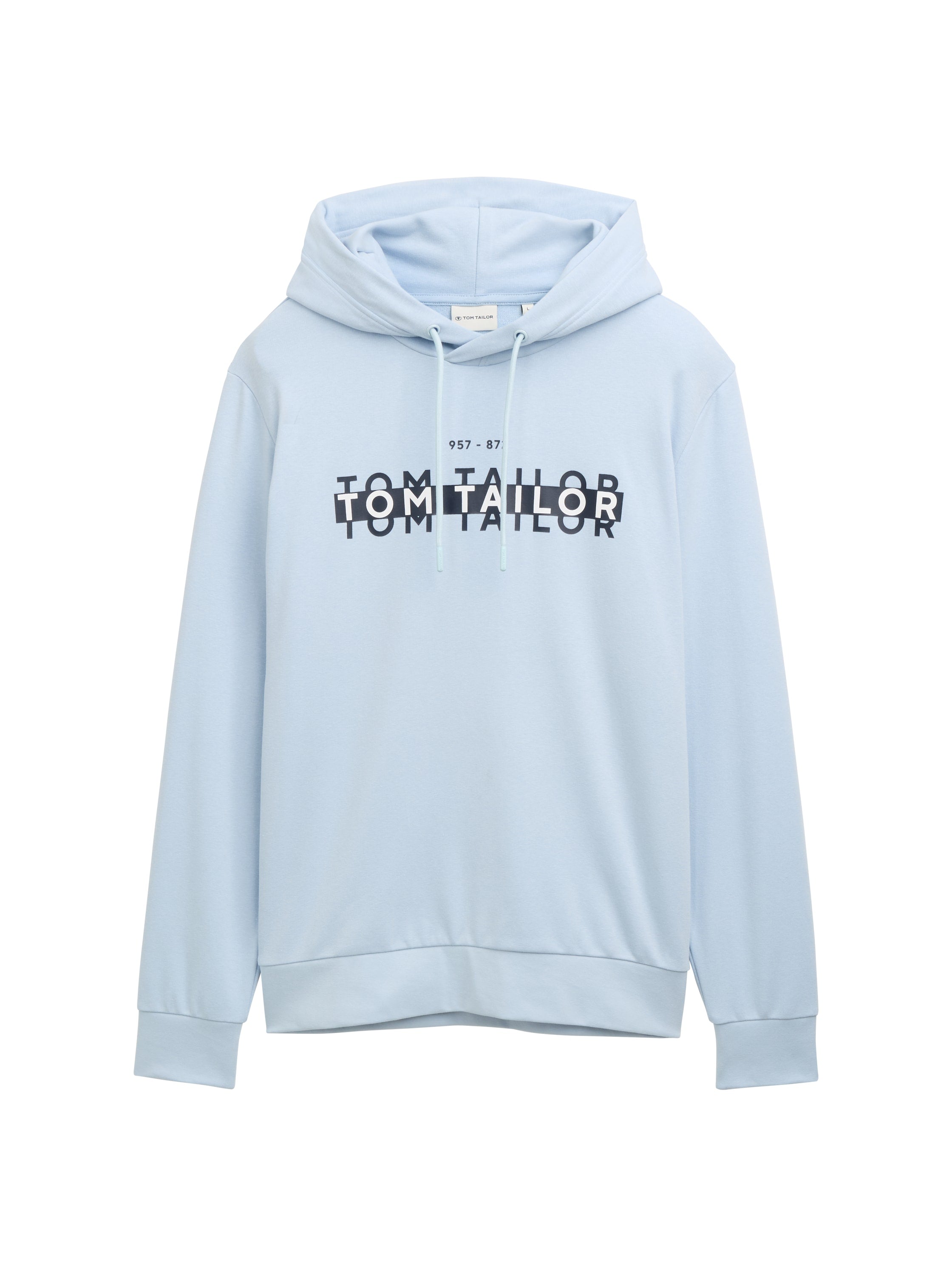 Tom Tailor Blue Hoodie With Front Logo