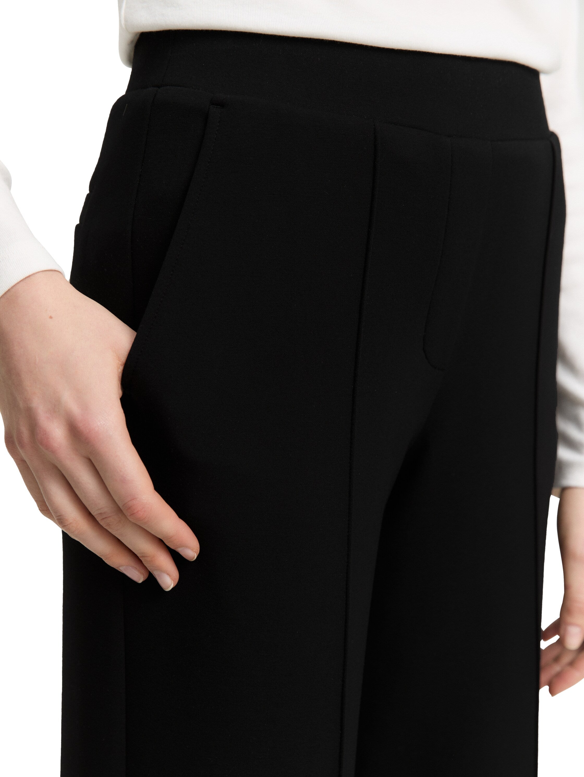 Tom Tailor Loose Straight Black Pants
