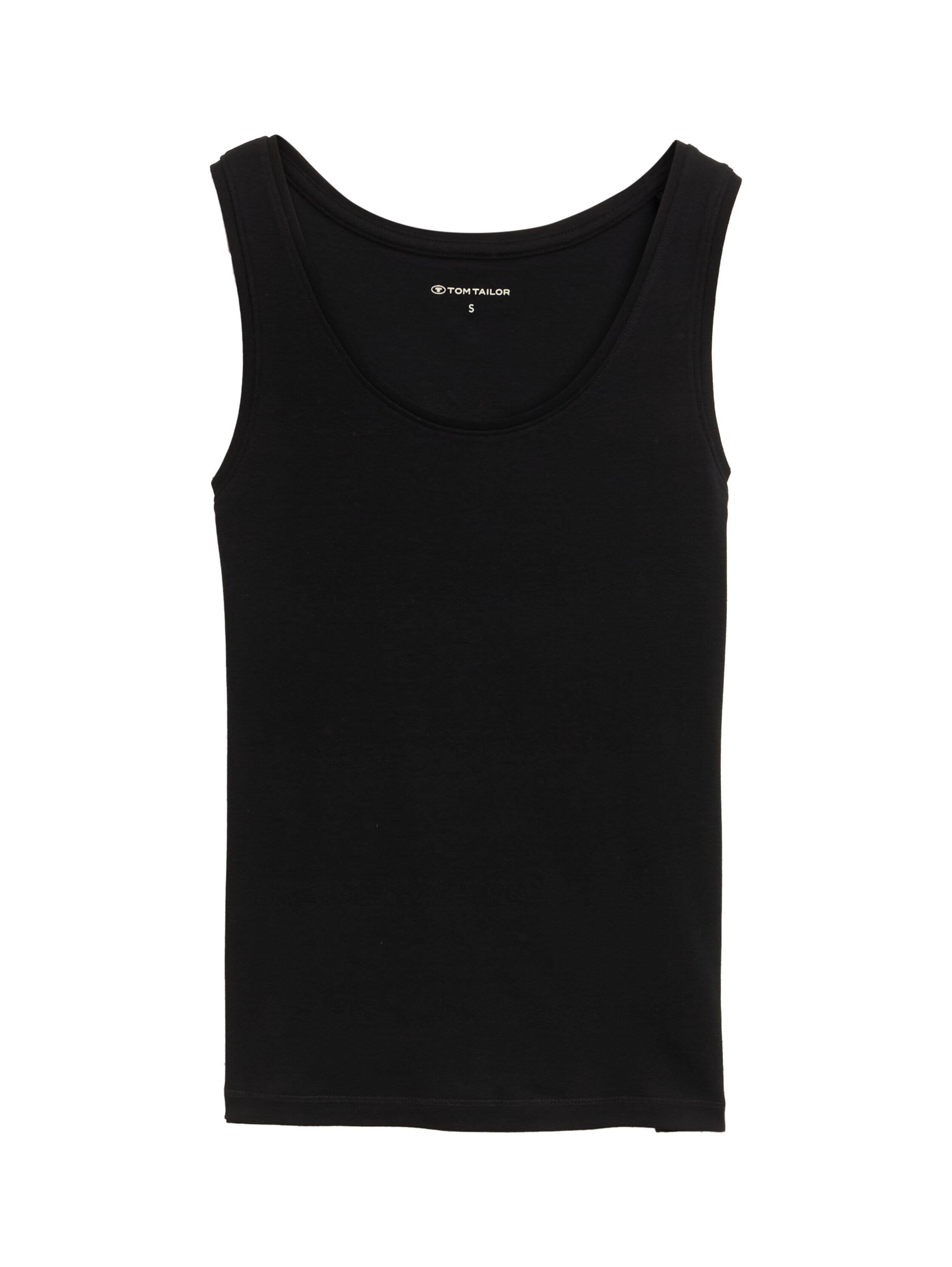 Tom Tailor Crew Neck Black Basic T-shirt