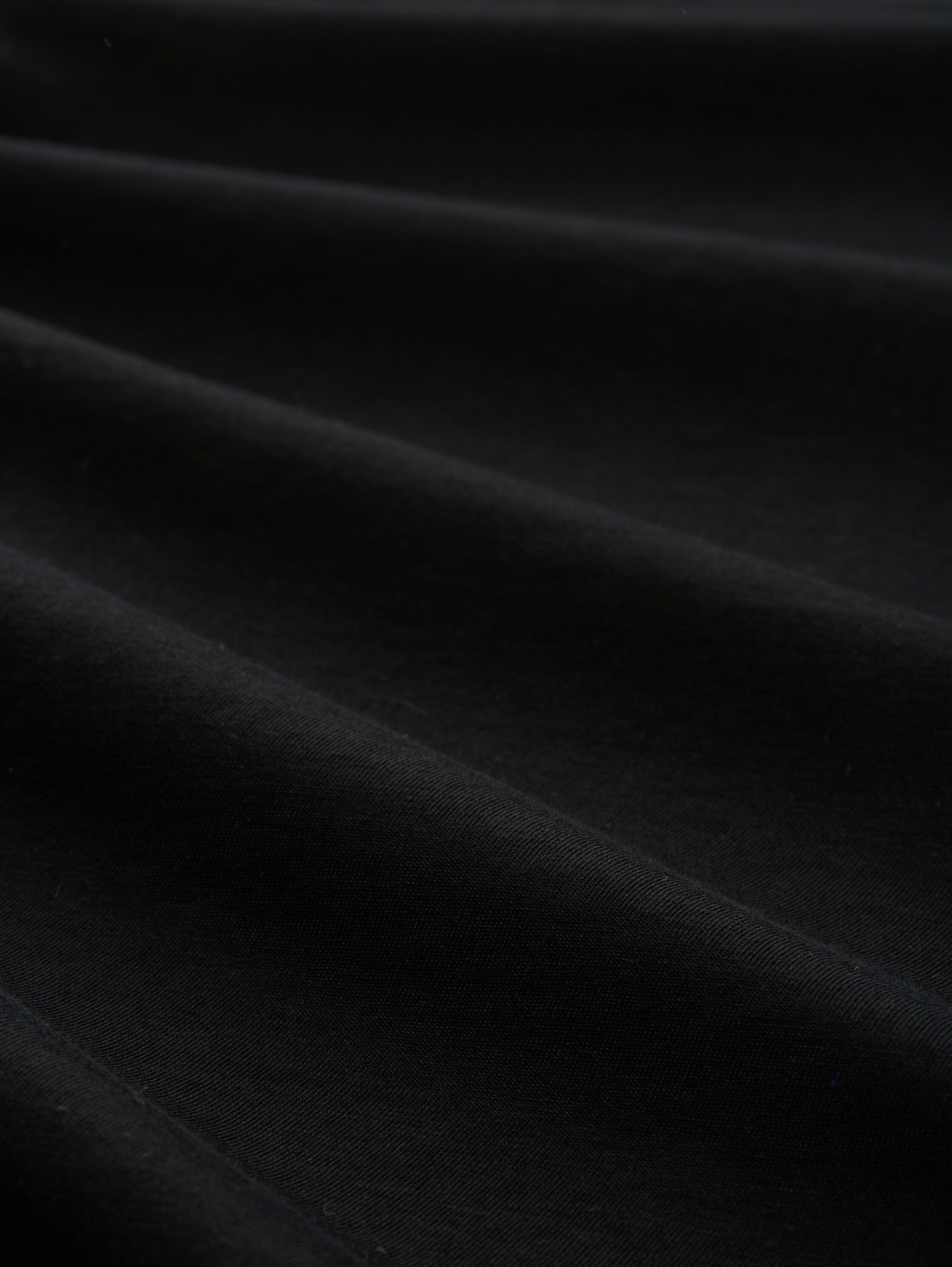 Tom Tailor Black Crew Neck T-shirt With Logo