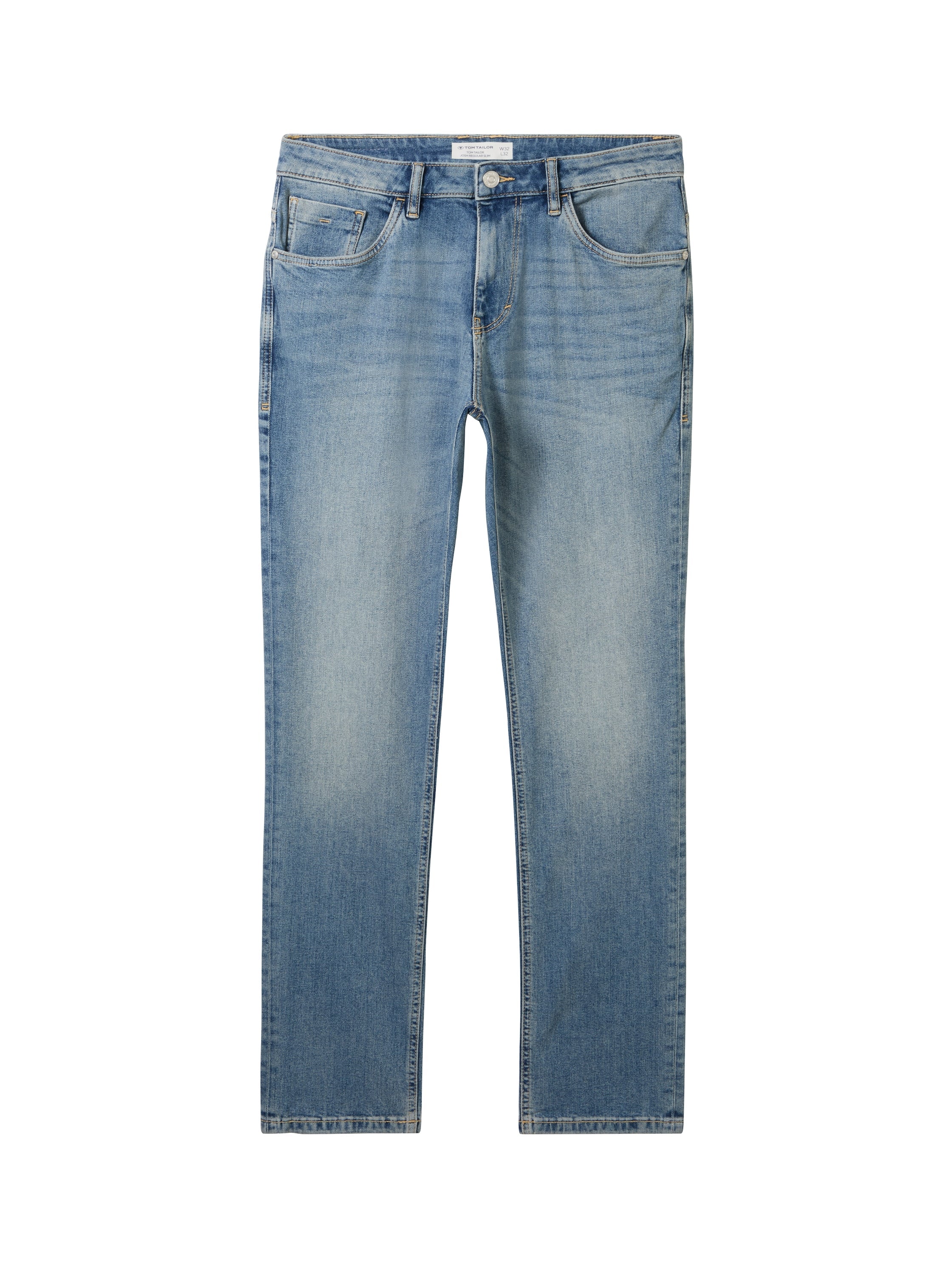 Tom Tailor Light Blue Regular Slim Jeans With Stretch