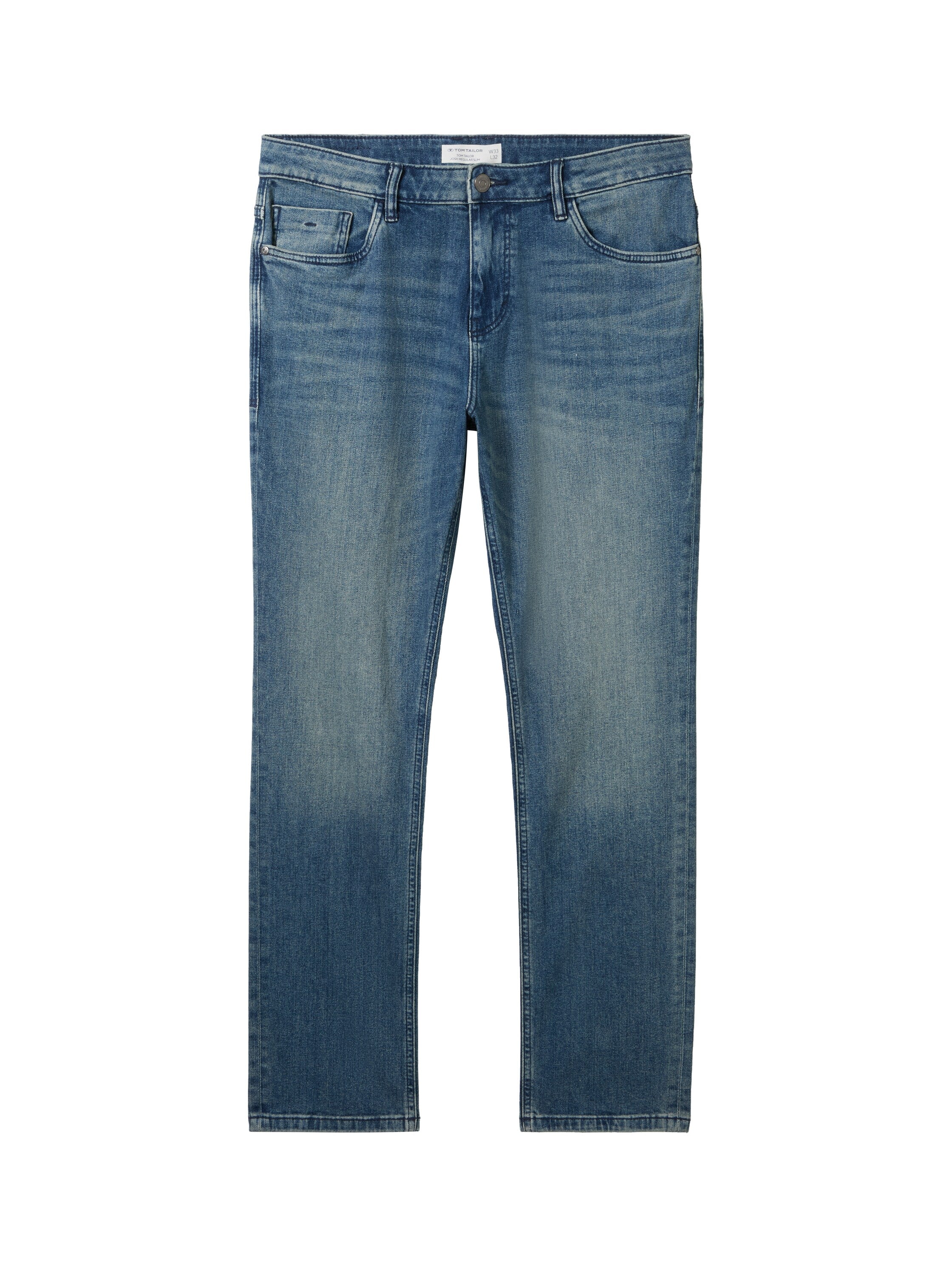 Tom Tailor Blue Regular Slim Jeans With Stretch