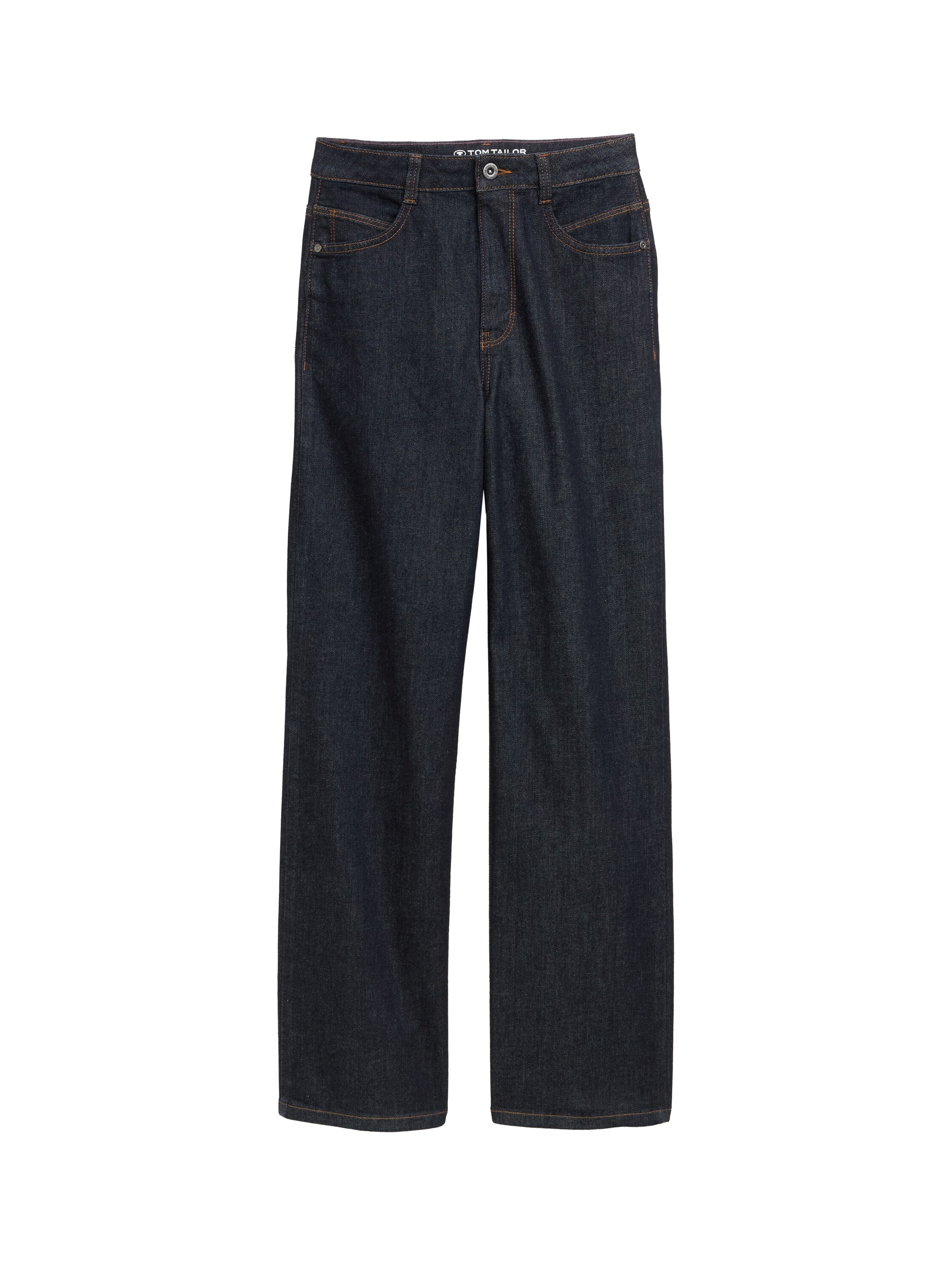 Tom Tailor Straight Dark Blue Denim Jeans