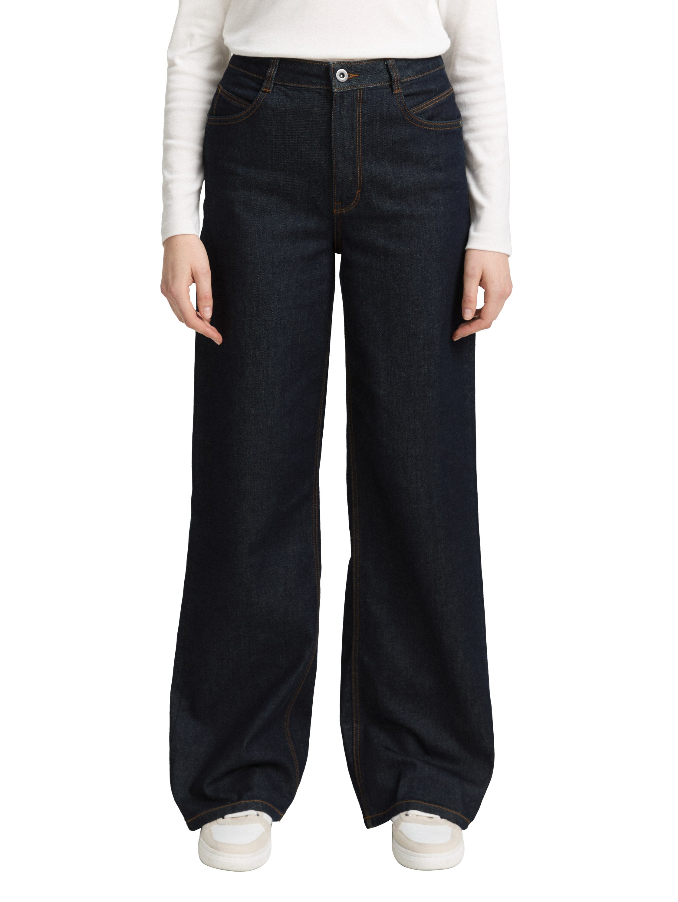 Tom Tailor Straight Dark Blue Denim Jeans