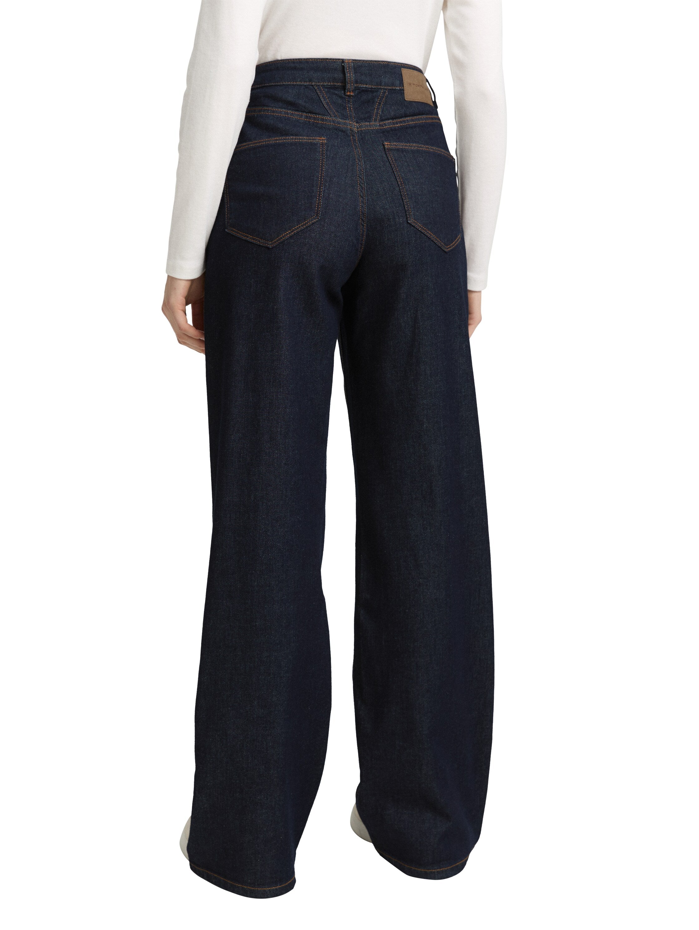 Tom Tailor Straight Dark Blue Denim Jeans
