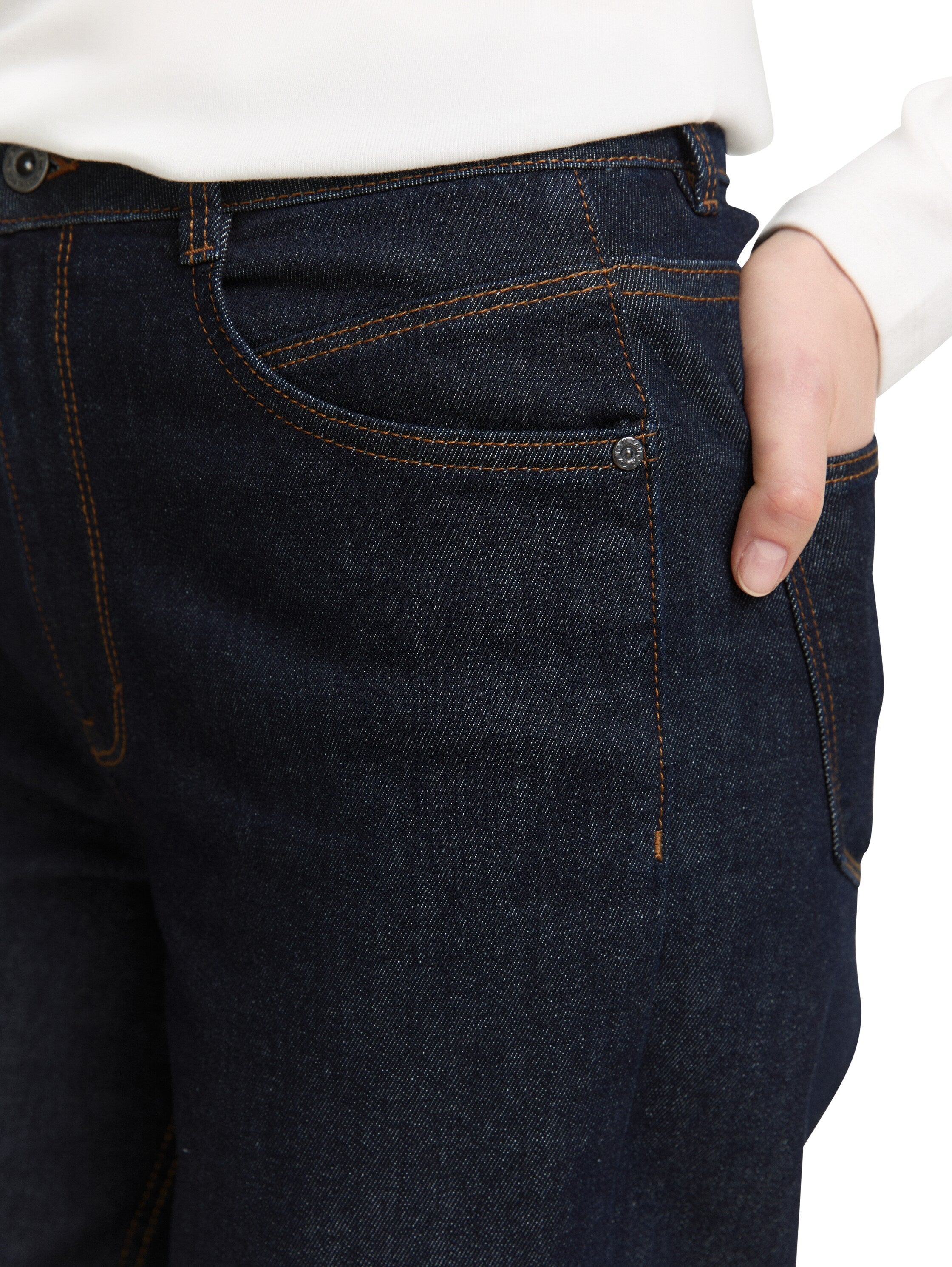 Tom Tailor Straight Dark Blue Denim Jeans
