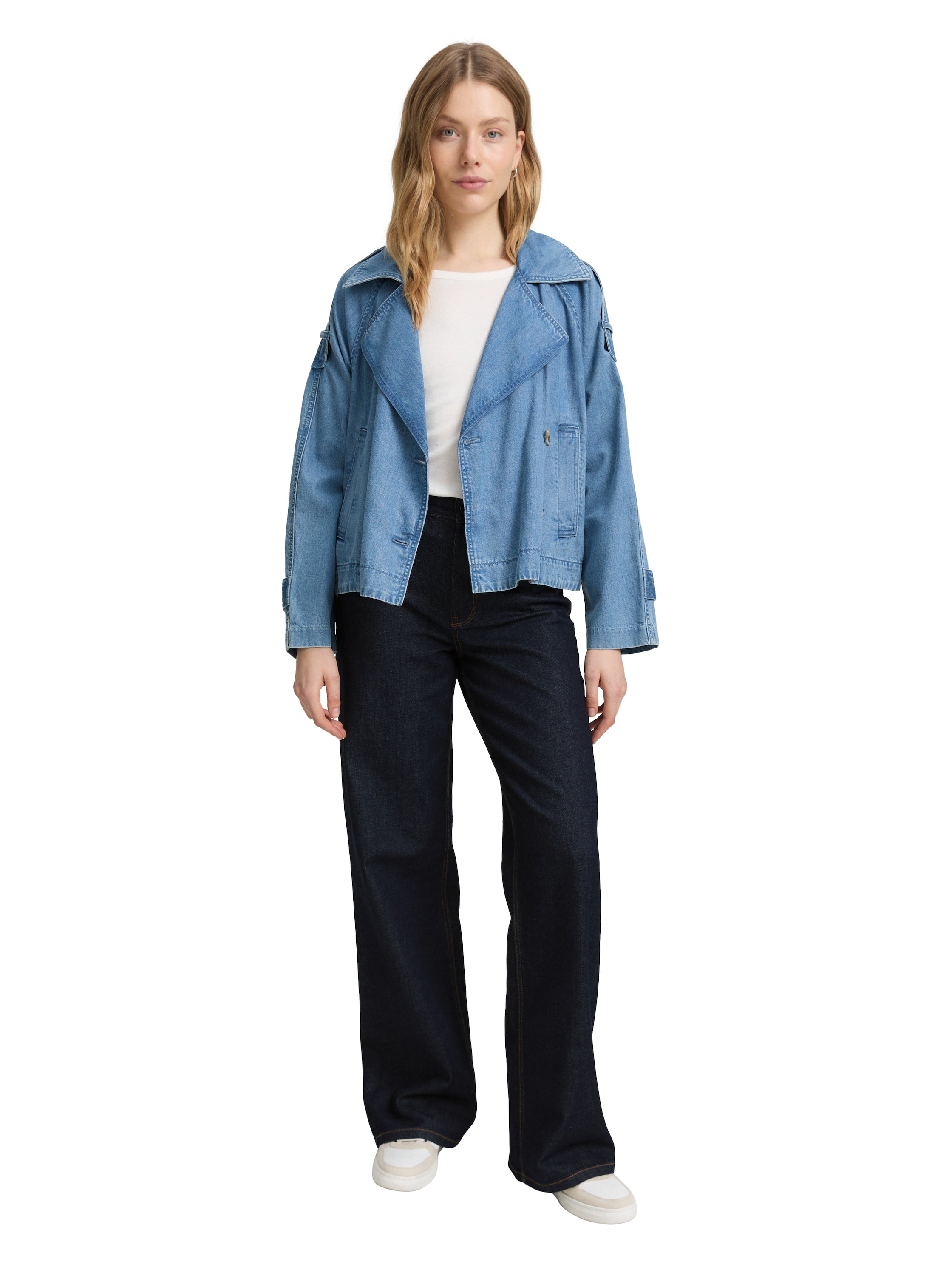 Tom Tailor Straight Dark Blue Denim Jeans