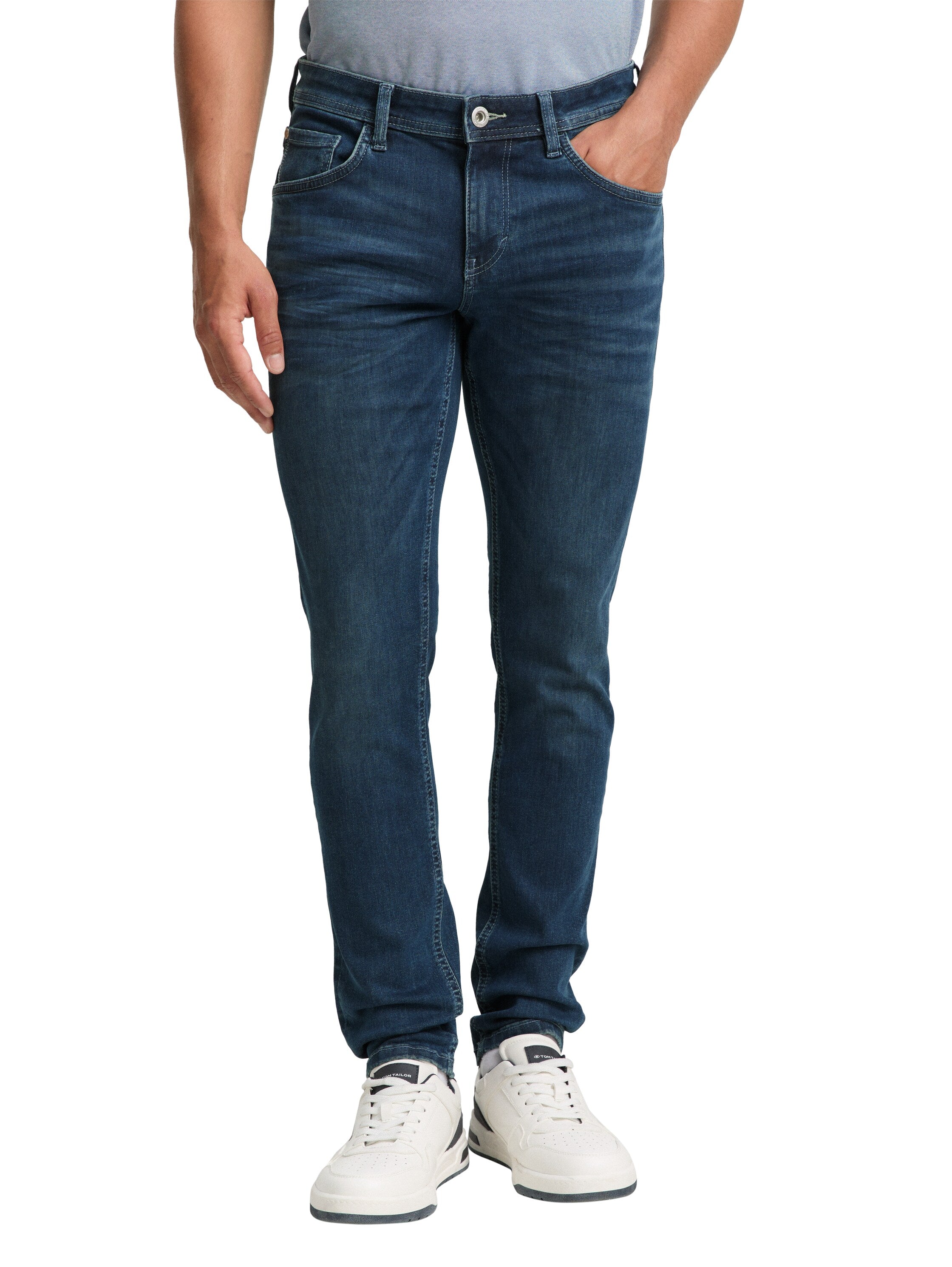 Tom Tailor Troy Slim Mid Stone Blue Jeans With Stretch