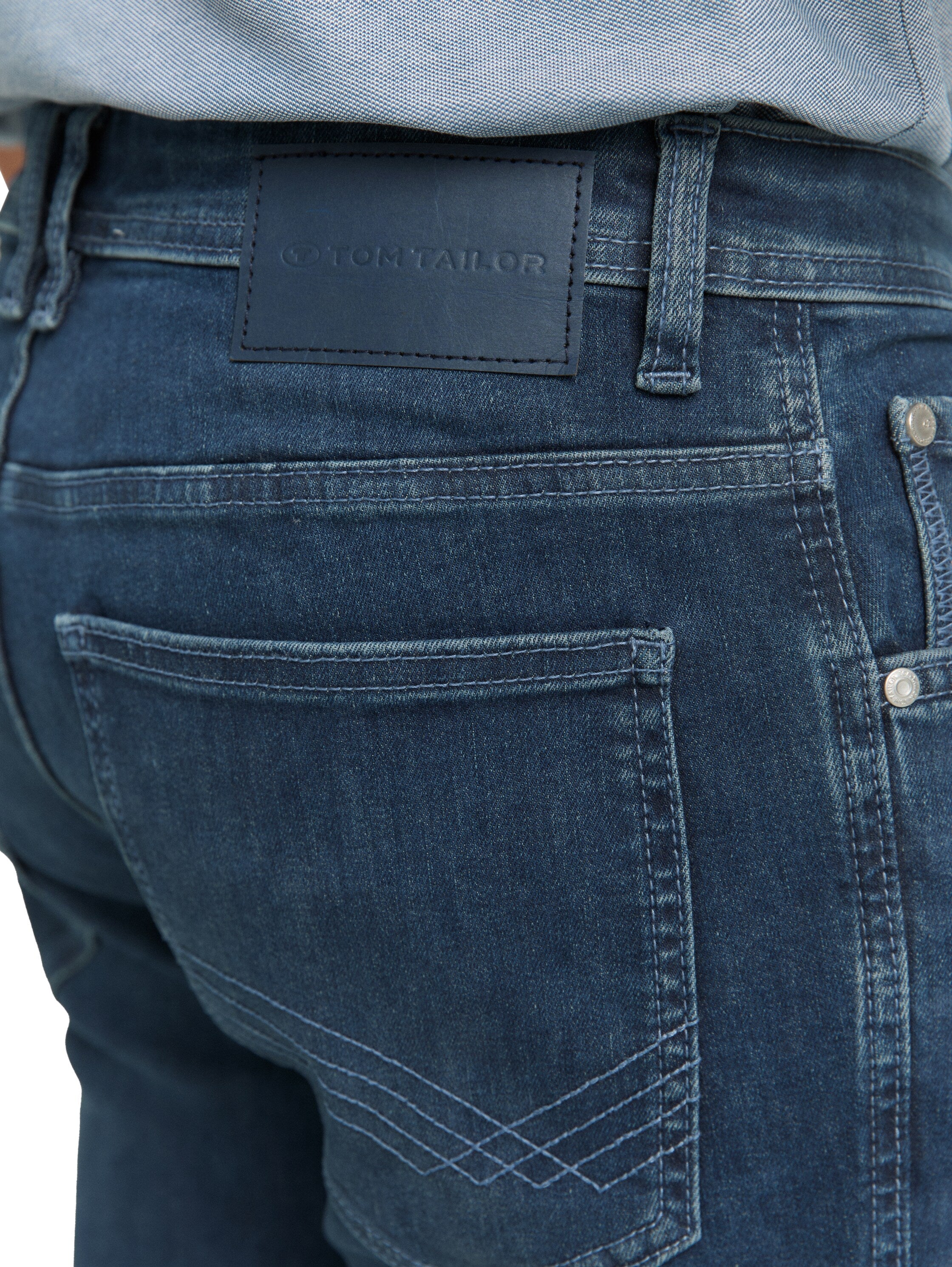 Tom Tailor Troy Slim Mid Stone Blue Jeans With Stretch