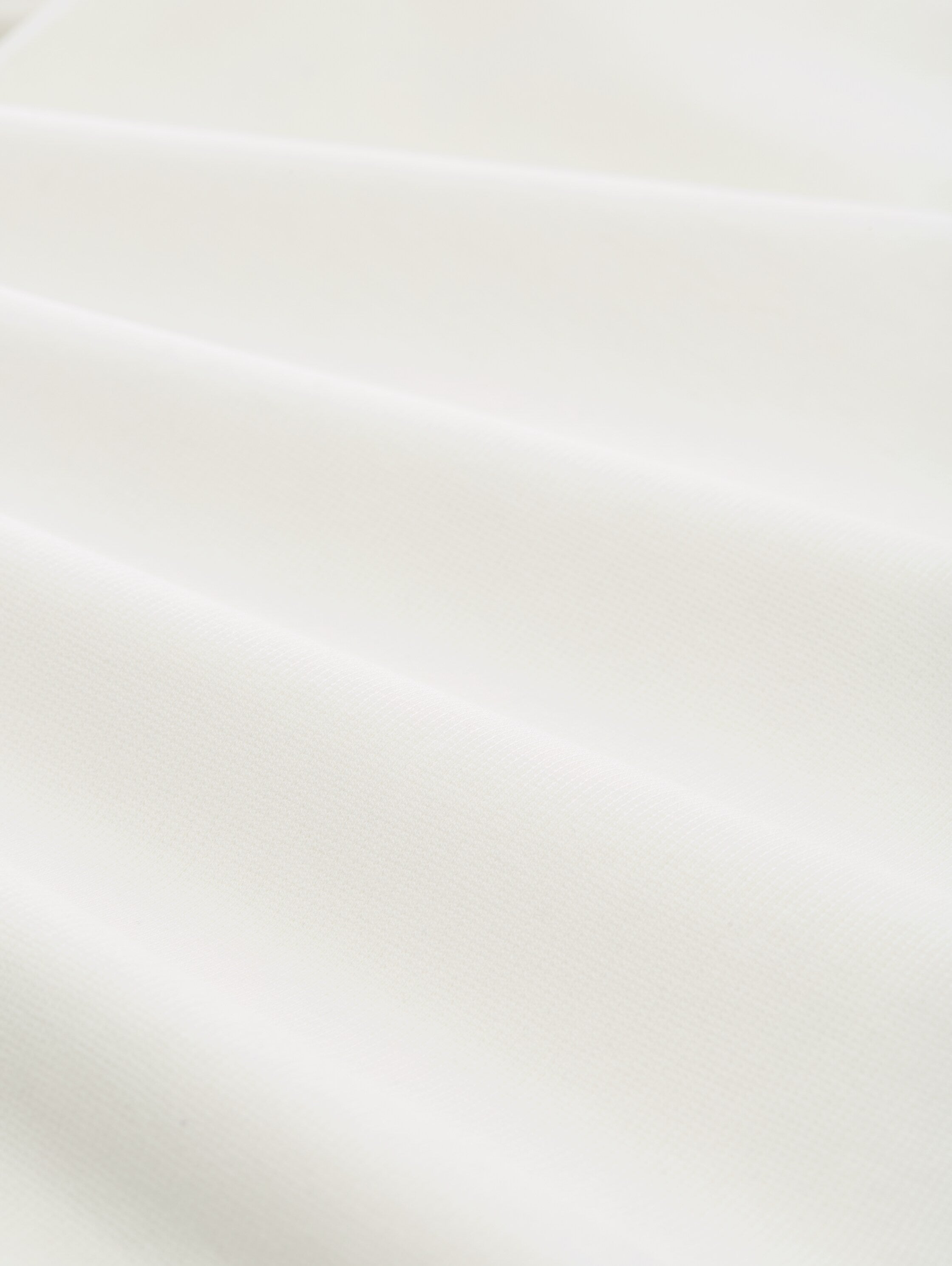 Tom Tailor White Basic Ribbed T-shirt