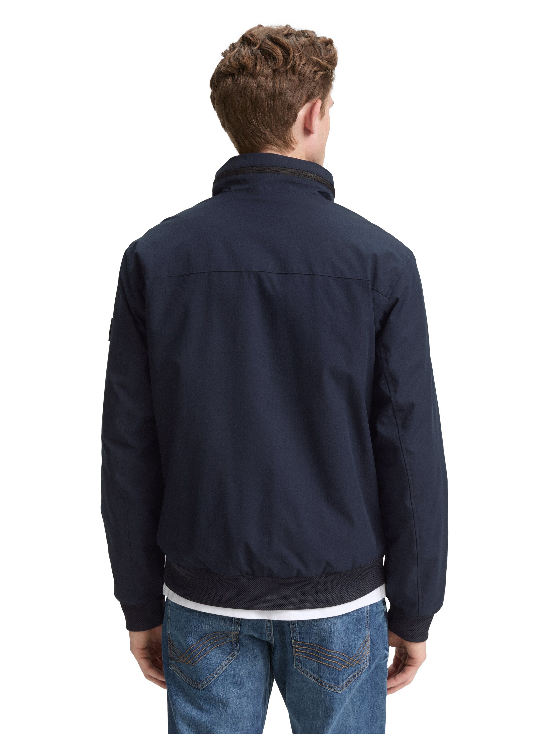 Tom Tailor Quilted Navy jacket With Hood