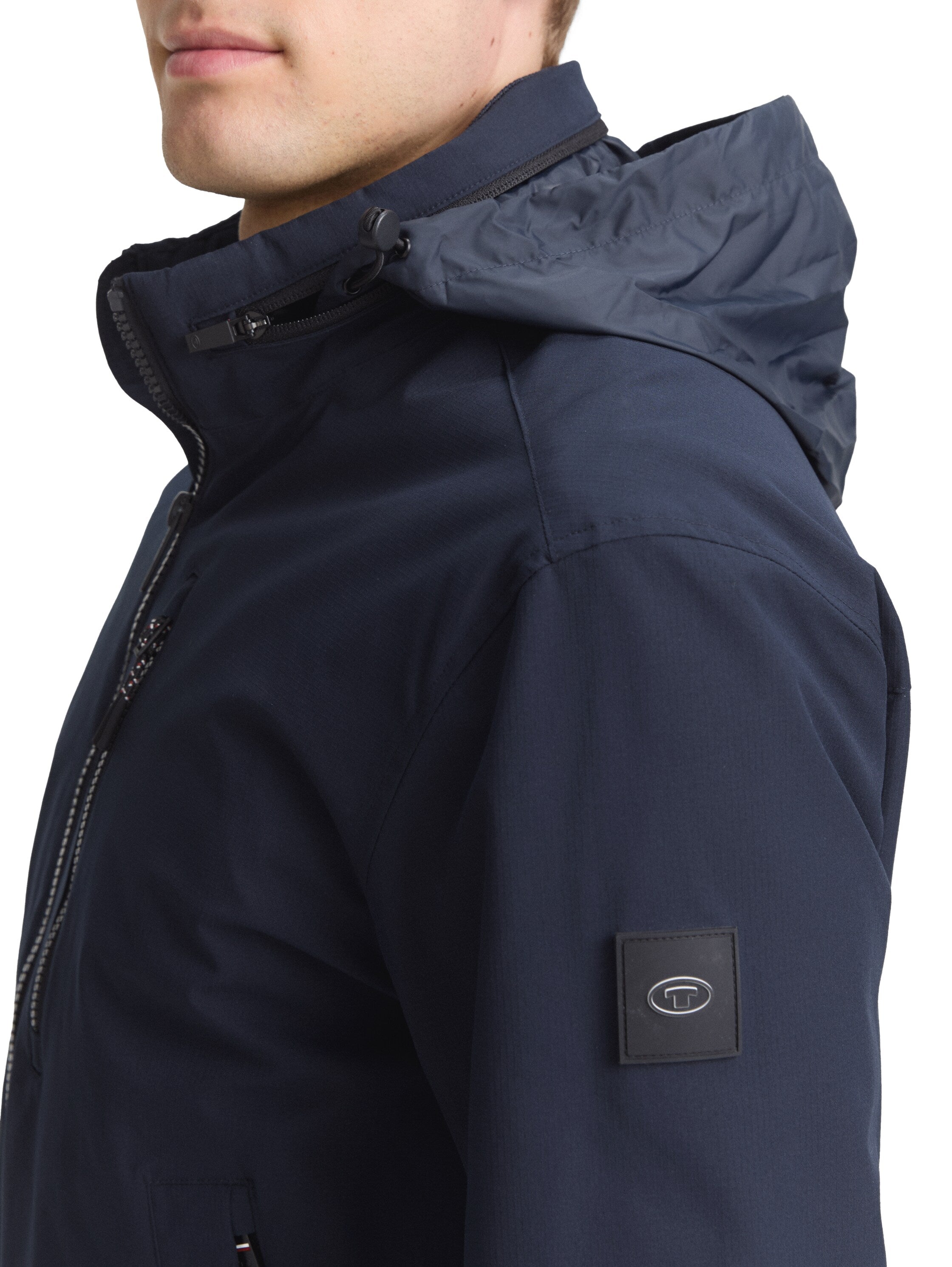 Tom Tailor Quilted Navy jacket With Hood