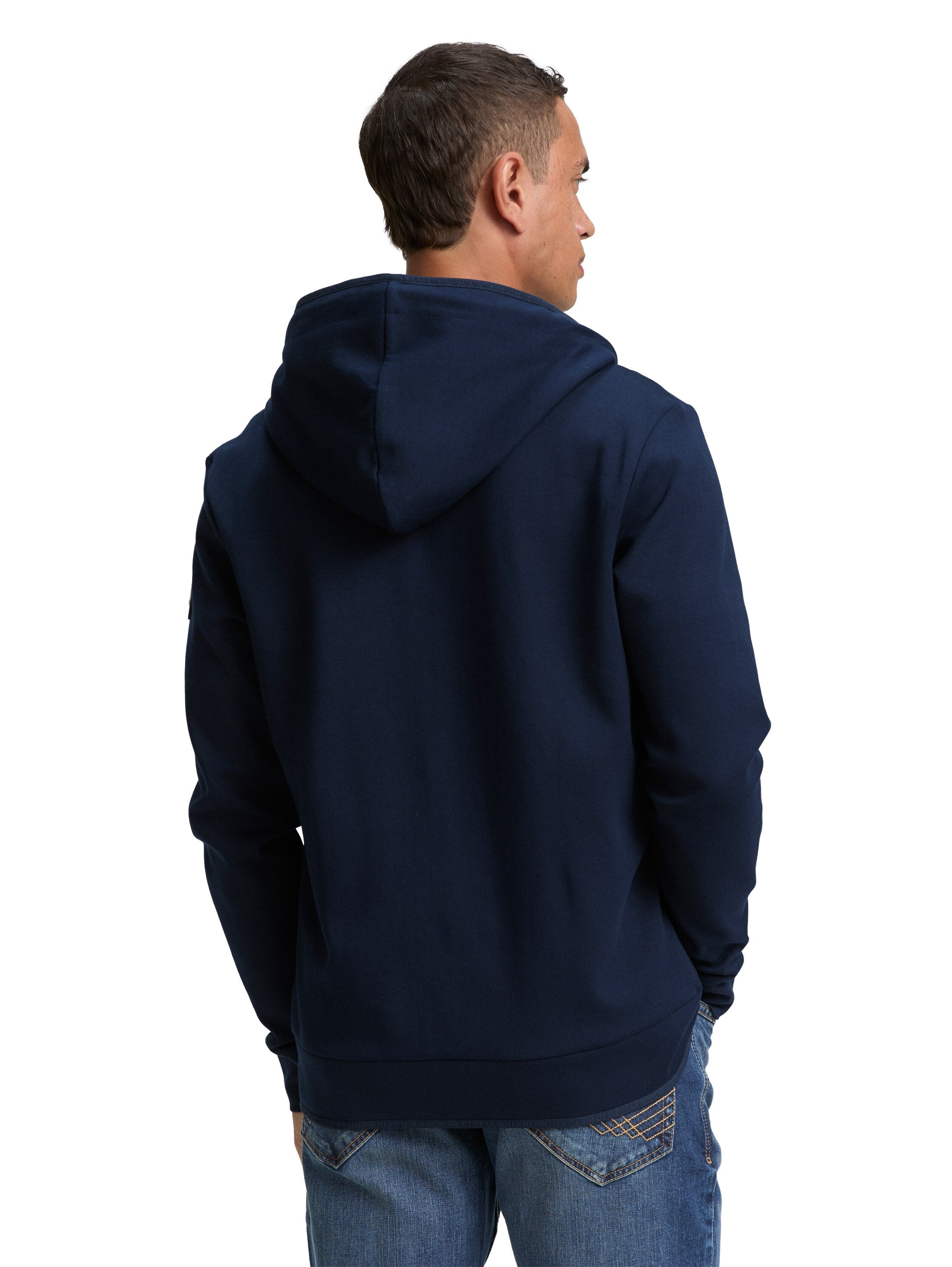 Tom tailor Navy Zippered Cotton Jacket