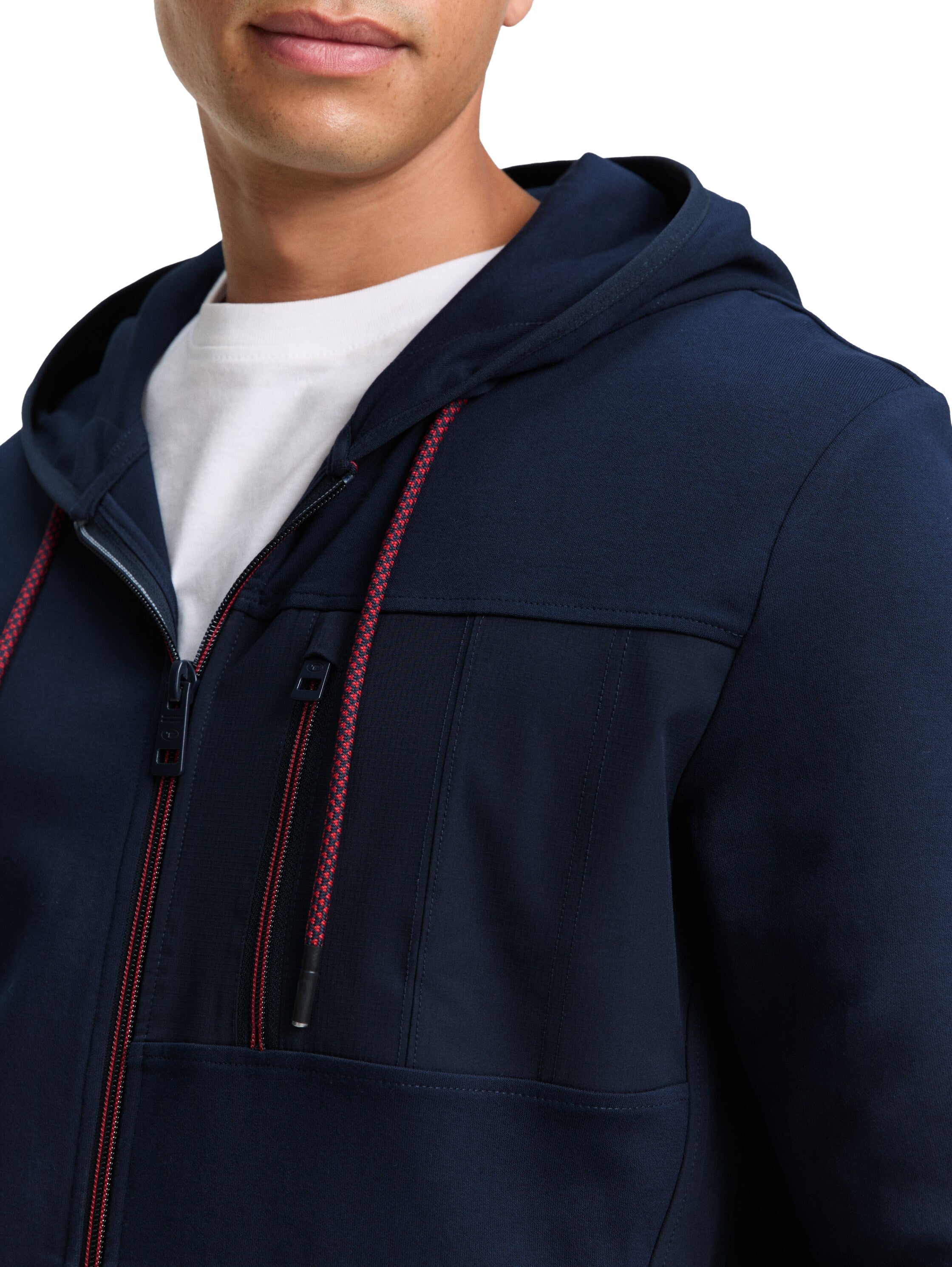 Tom tailor Navy Zippered Cotton Jacket