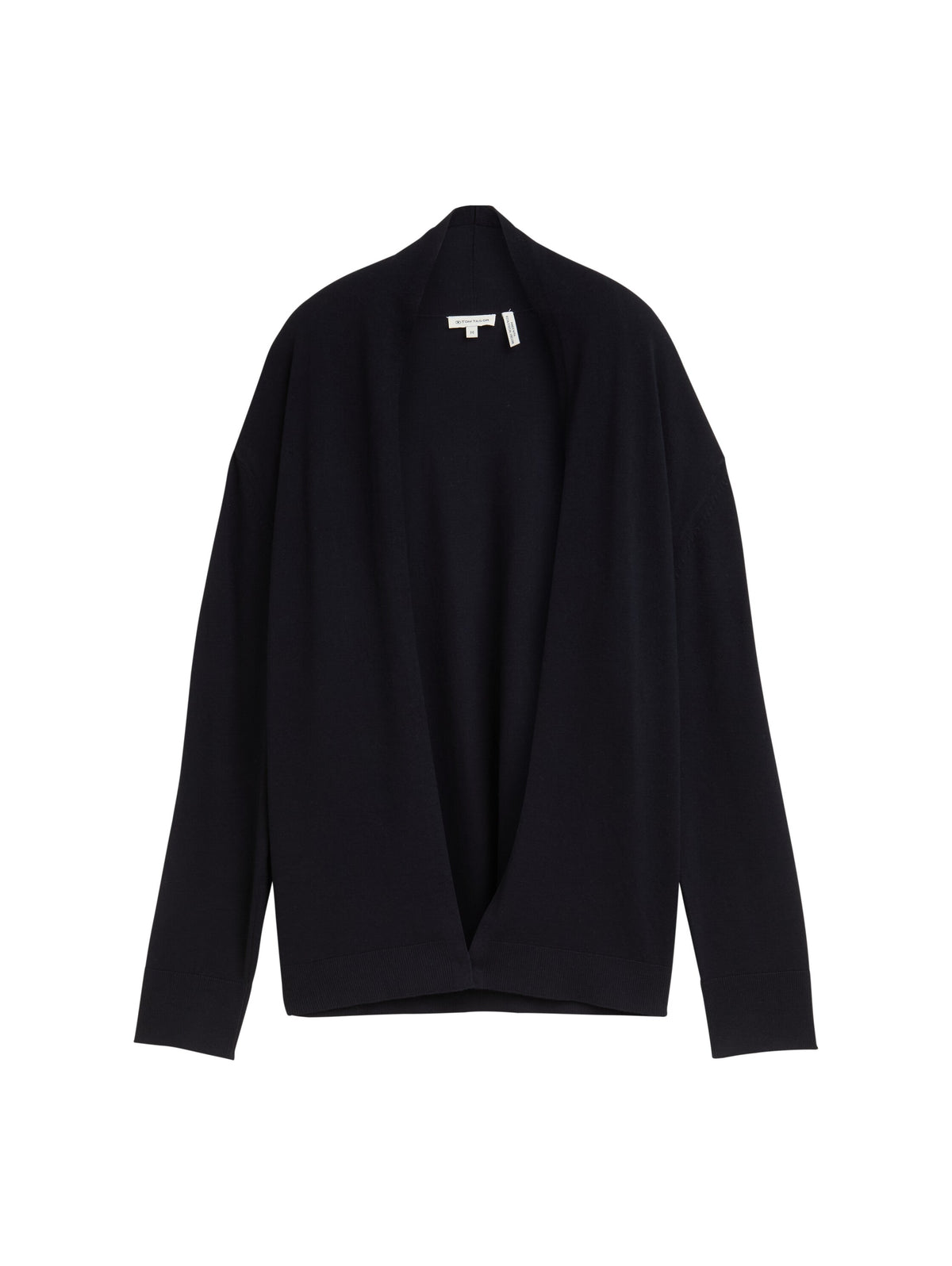 Tom Tailor Black Basic Fit Plain Cardigan
