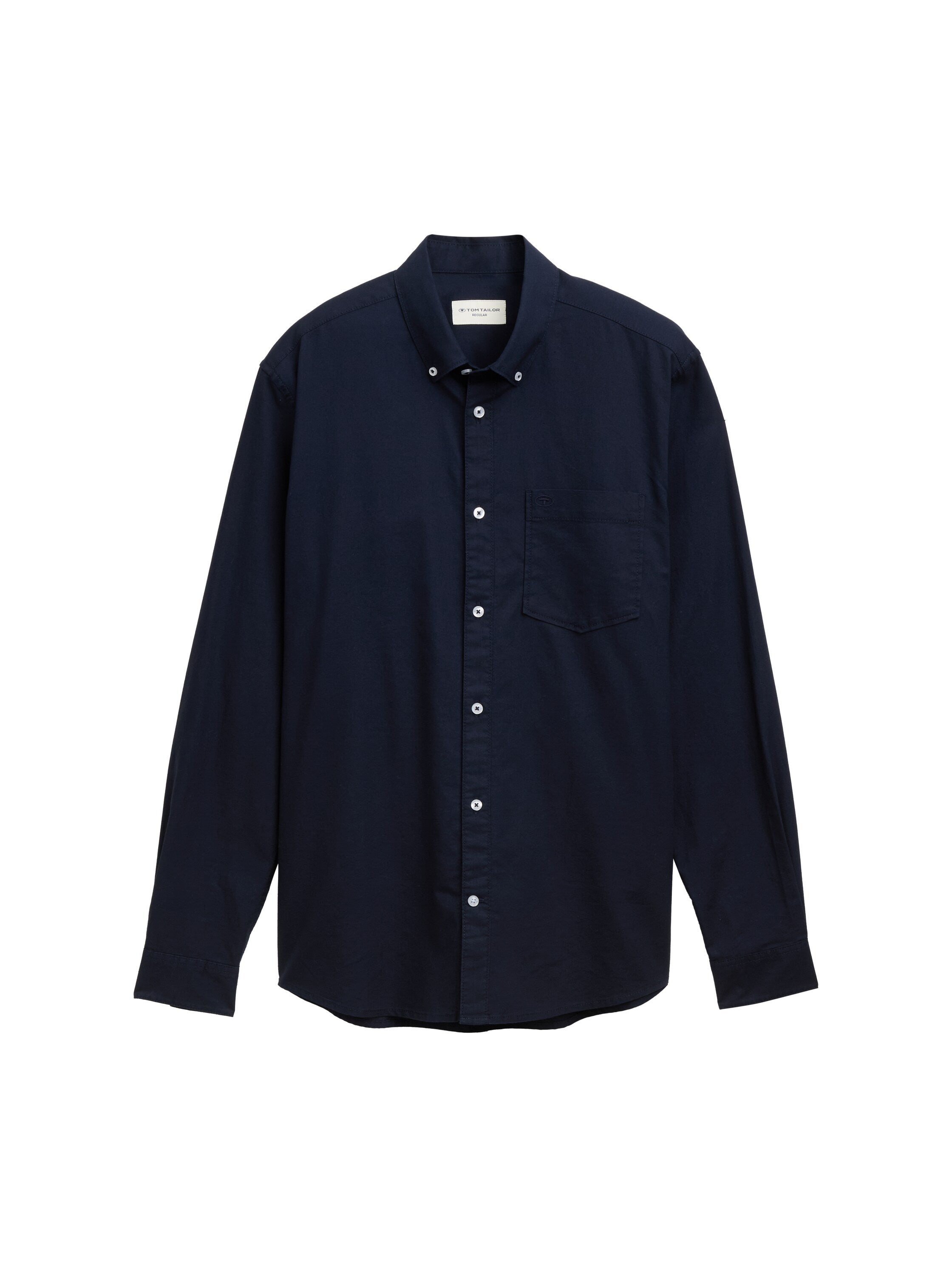 Tom Tailor Regular Fit Navy Shirt with Breast Pocket